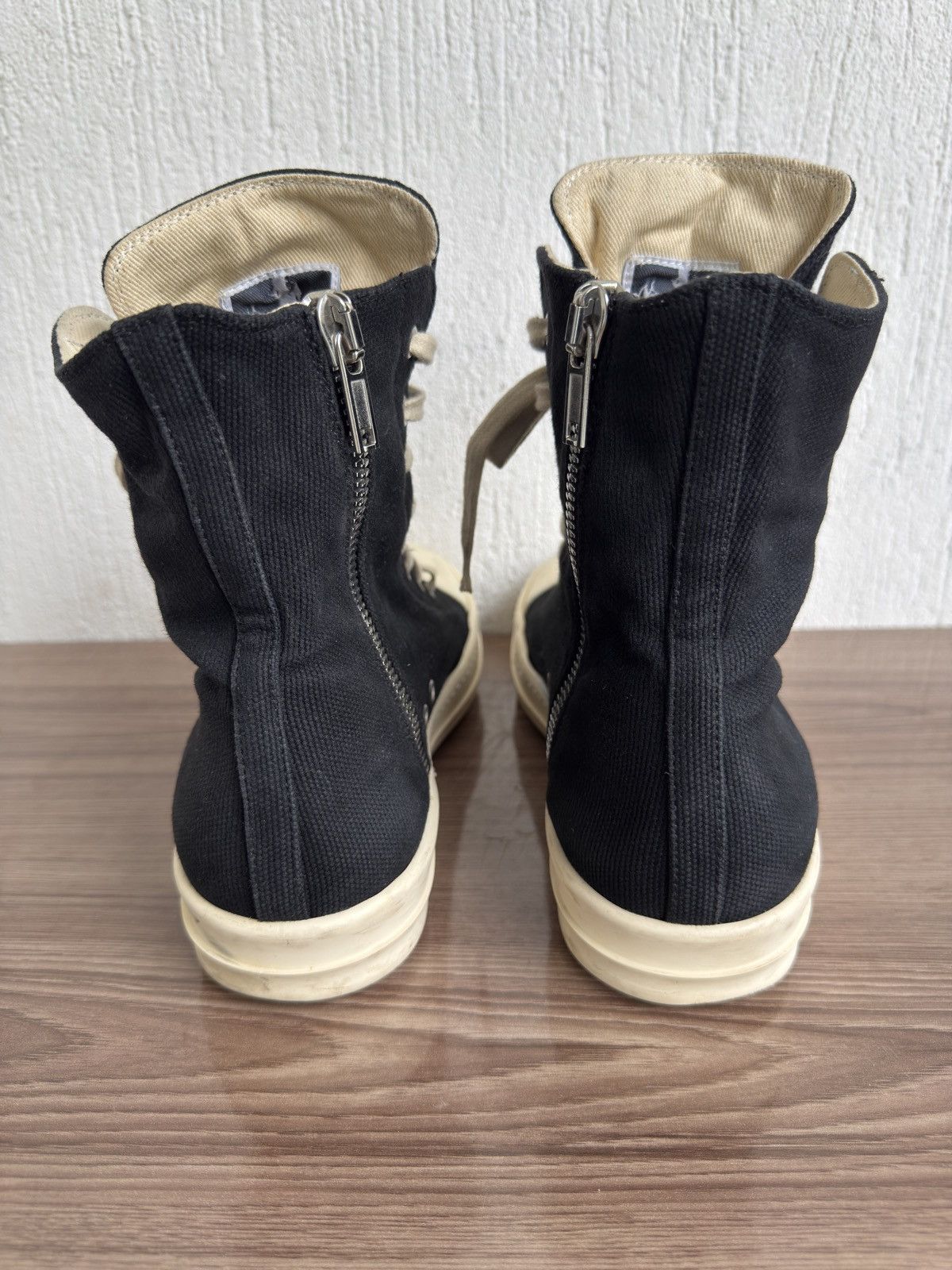 Rick Owens Drkshdw Canvas drkshdw Ramones Size US 10.5 / EU 43-44 - 19 Thumbnail