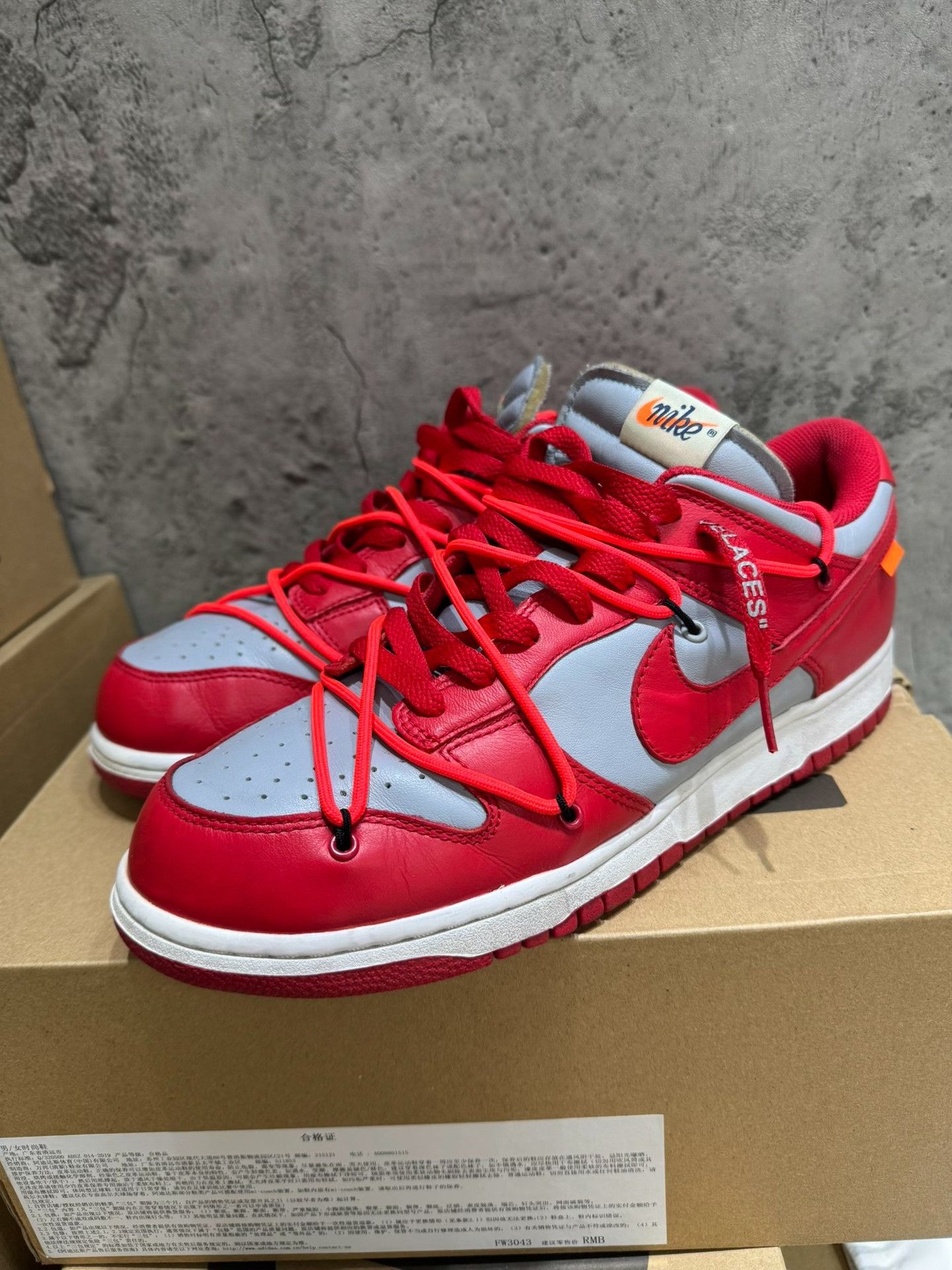 Nike Nike Collab White Lowtop Sneakers 10 Men Size US 10 / EU 43 - 1 Thumbnail
