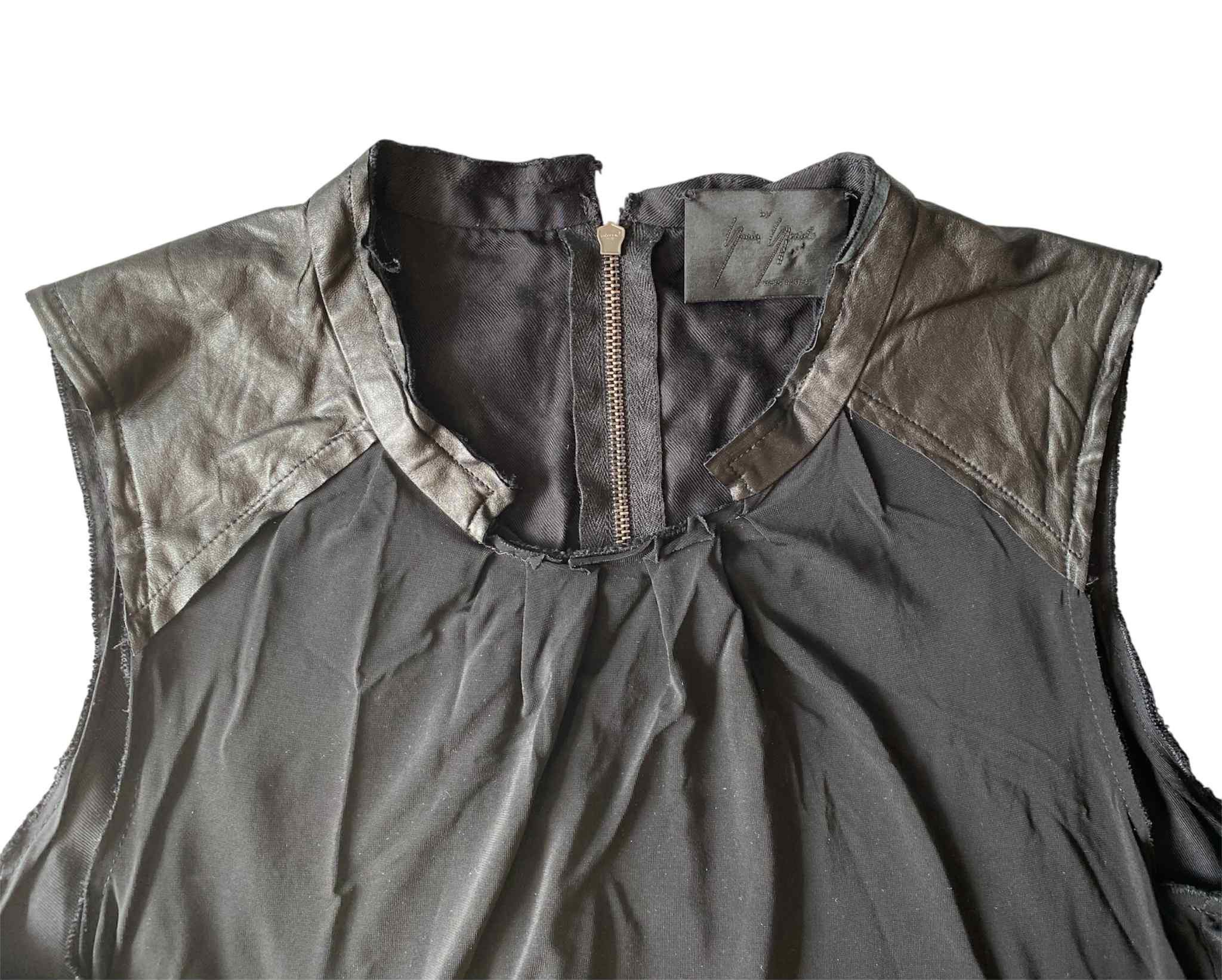 Yohji Yamamoto Yohji Yamamoto Black Official Leather Official Dress Size L / US 10 / IT 46 - 3 Thumbnail
