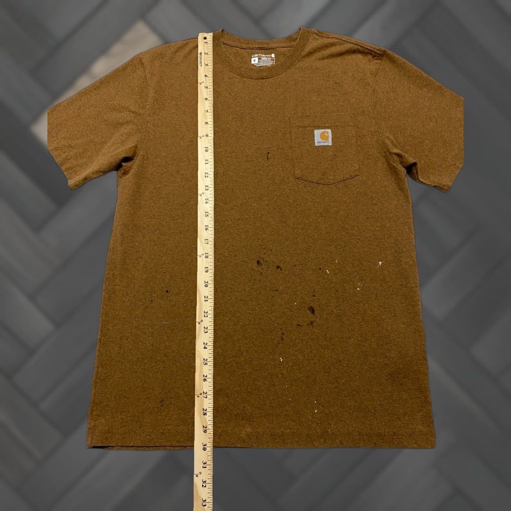 Carhartt VINTAGE Carhartt Loose Fit Pocket T Shirt Men's M Brown Short Sleeve Size US M / EU 48-50 / 2 - 1 Thumbnail