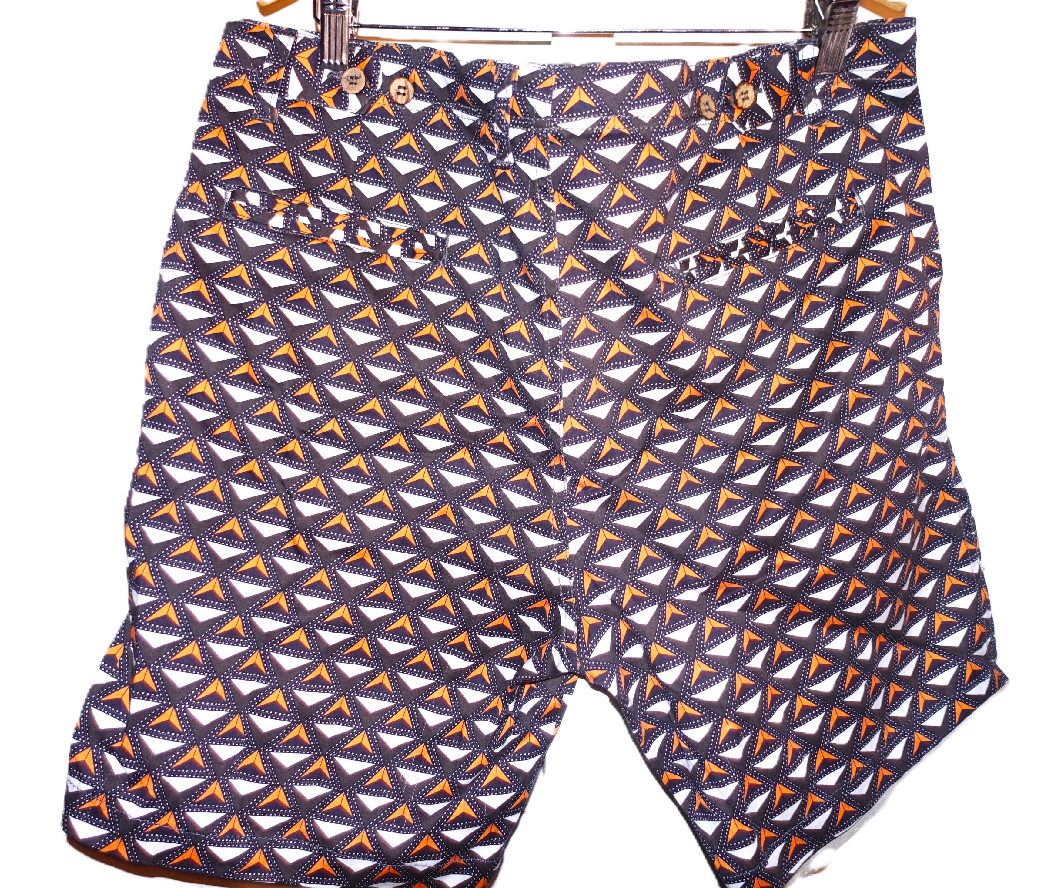 Other Oxford Lads Orange Black Shorts 36 Size US 36 / EU 52 - 4 Thumbnail