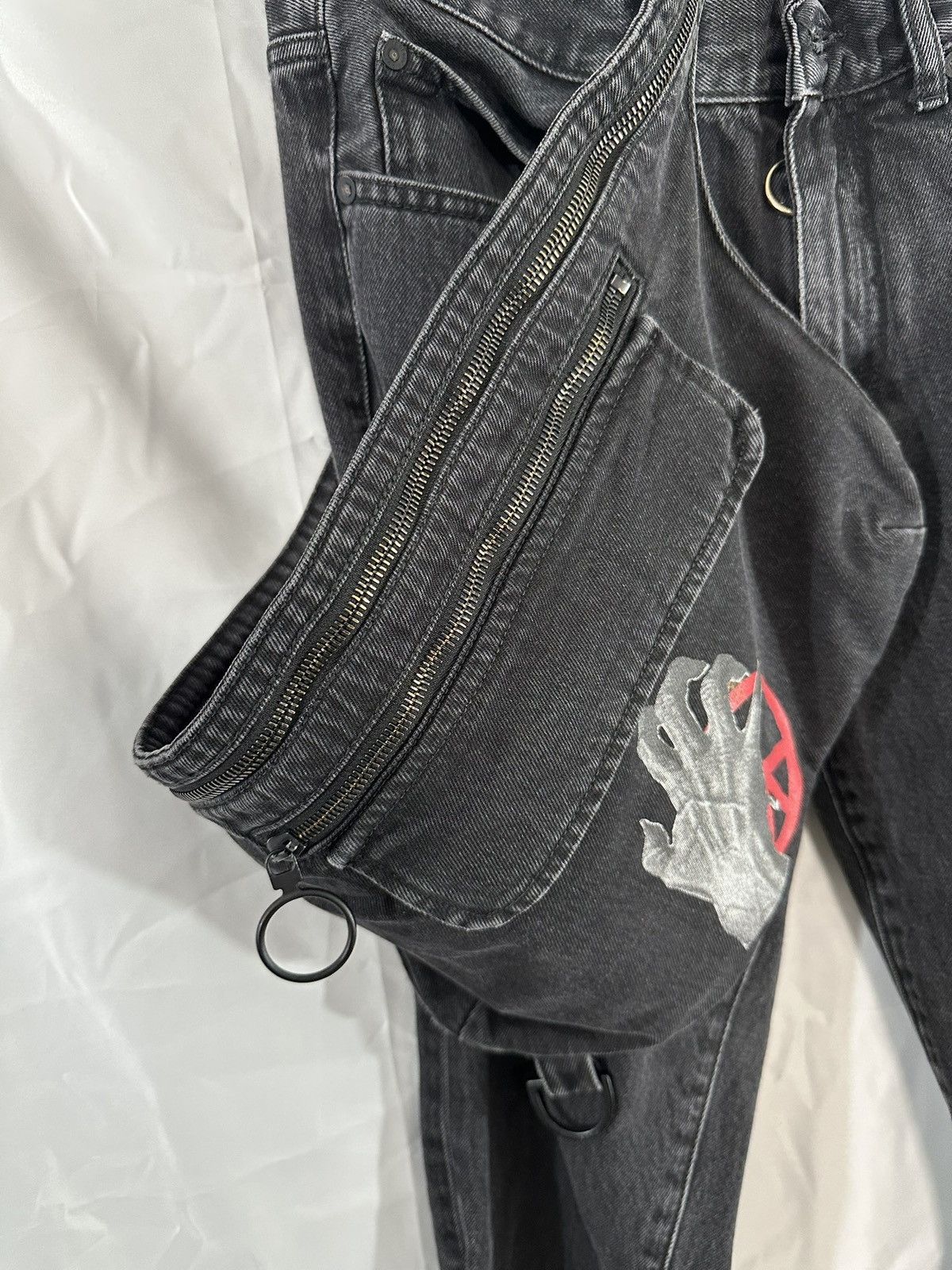 Off-White Off White Sick Denim & Bag Size US 31 - 6 Thumbnail