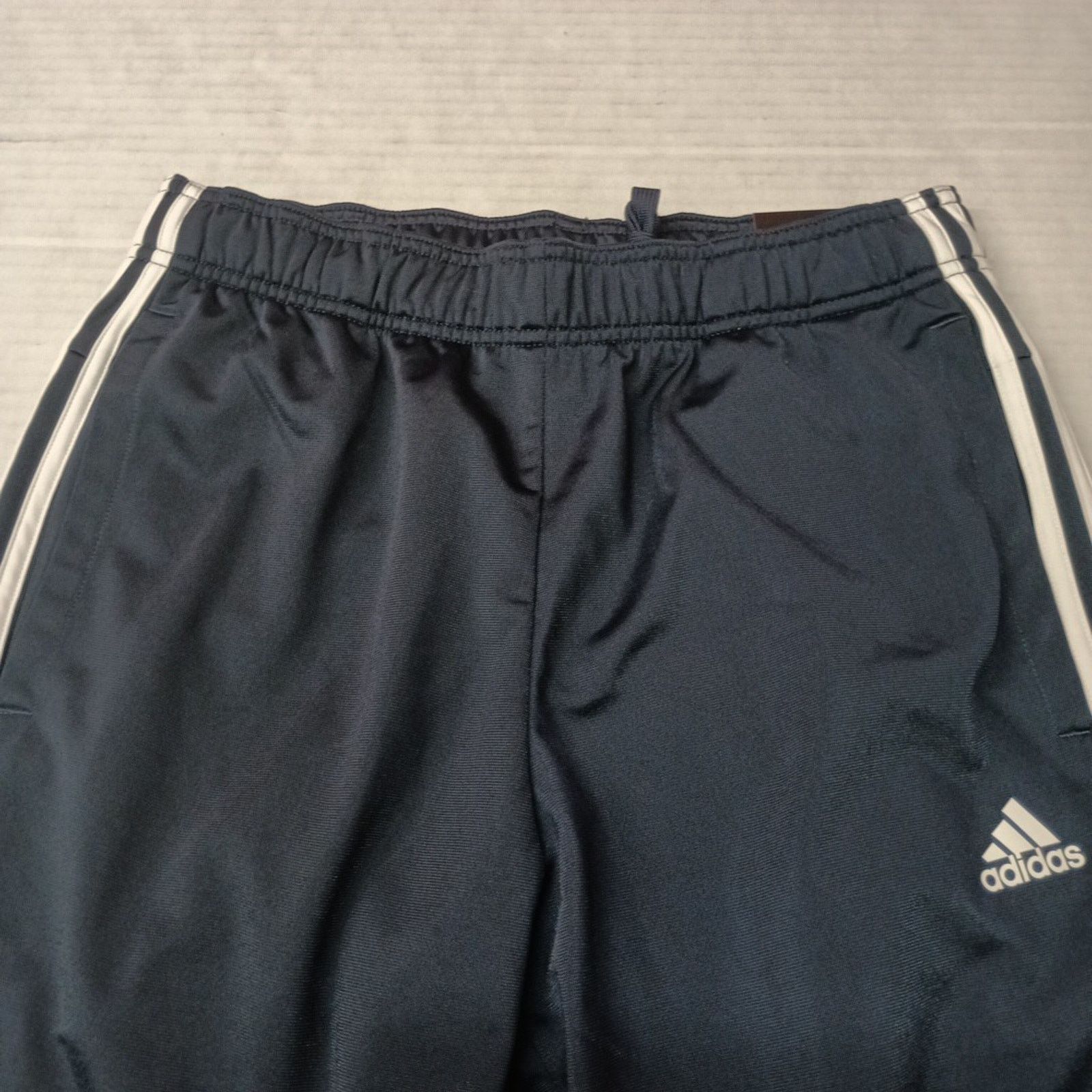 Adidas Adidas Joggers Men's M Navy Blue White Three Stripe Tricot Size US 30 / EU 46 - 3 Thumbnail