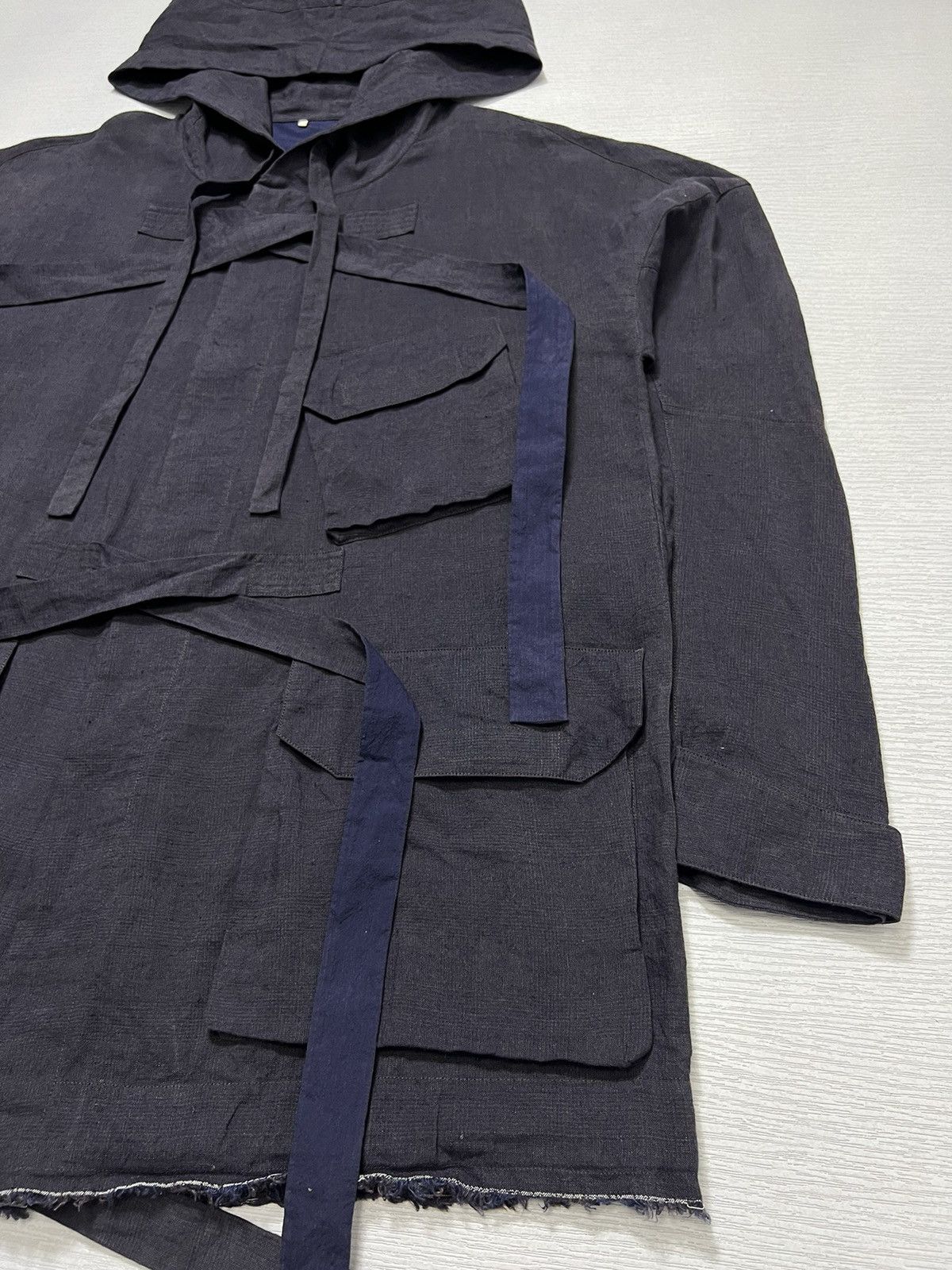 Ziggy Chen Ziggy Chen - S/S 17’ - Button Up Bondage Cotton/Linen Parka Size US S / EU 44-46 / 1 - 9 Thumbnail