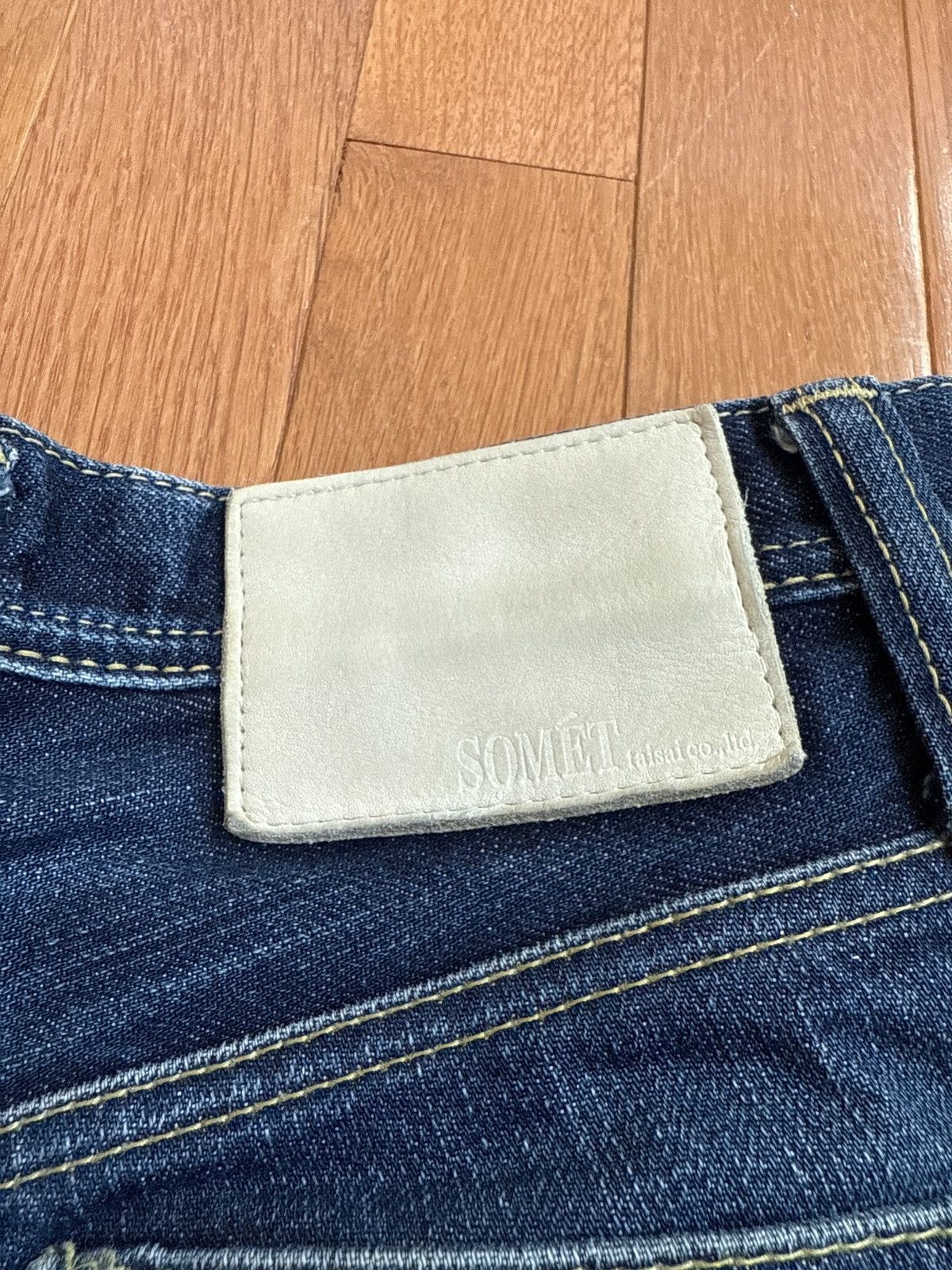 SOMET Raw Japanese Denim Jeans Size US 26 / EU 42 - 11 Thumbnail