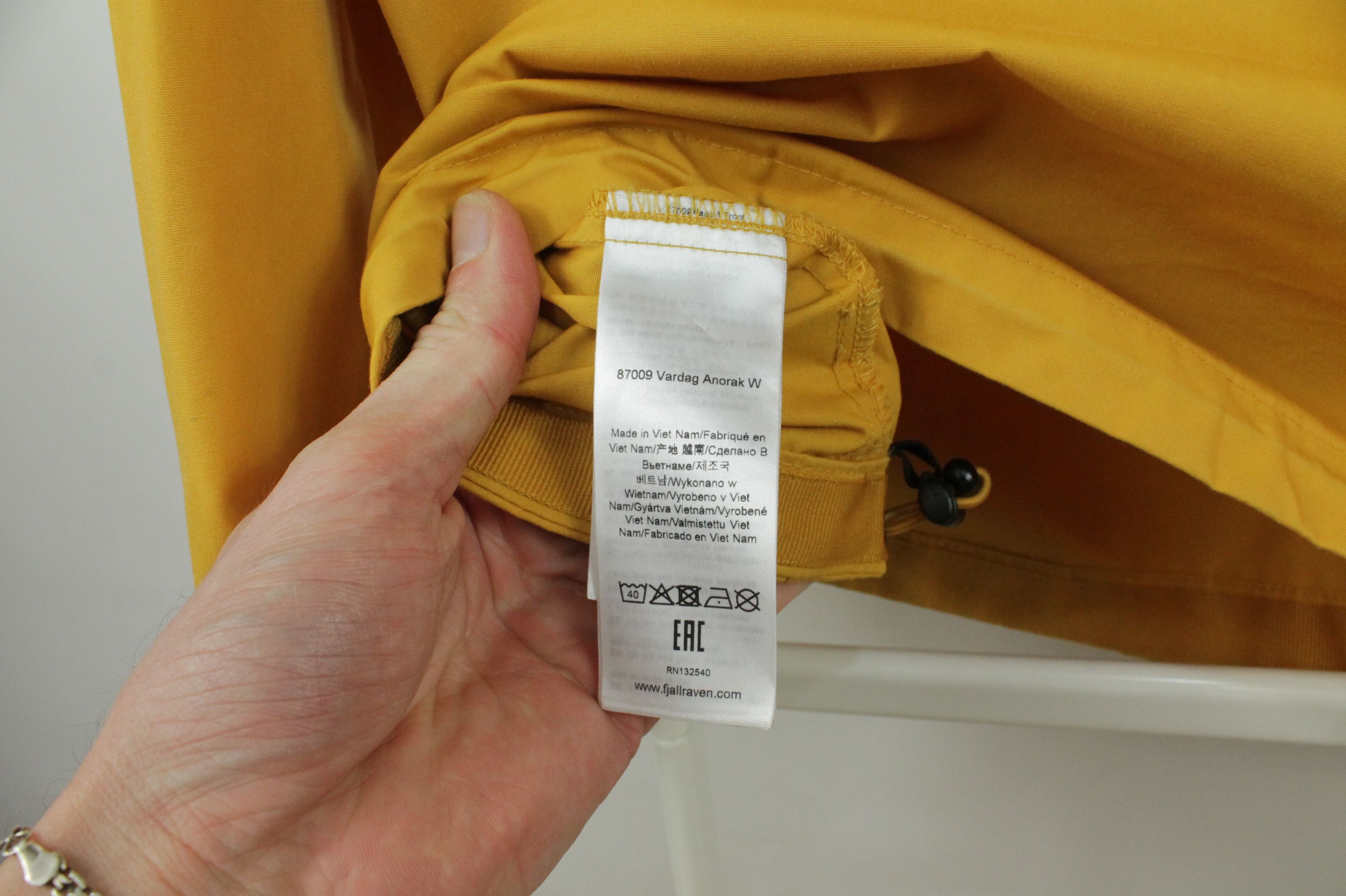 Fjallraven Fjallraven G-1000 Vardag Anorak Yellow Women's Size S / US 4 / IT 40 - 10 Thumbnail