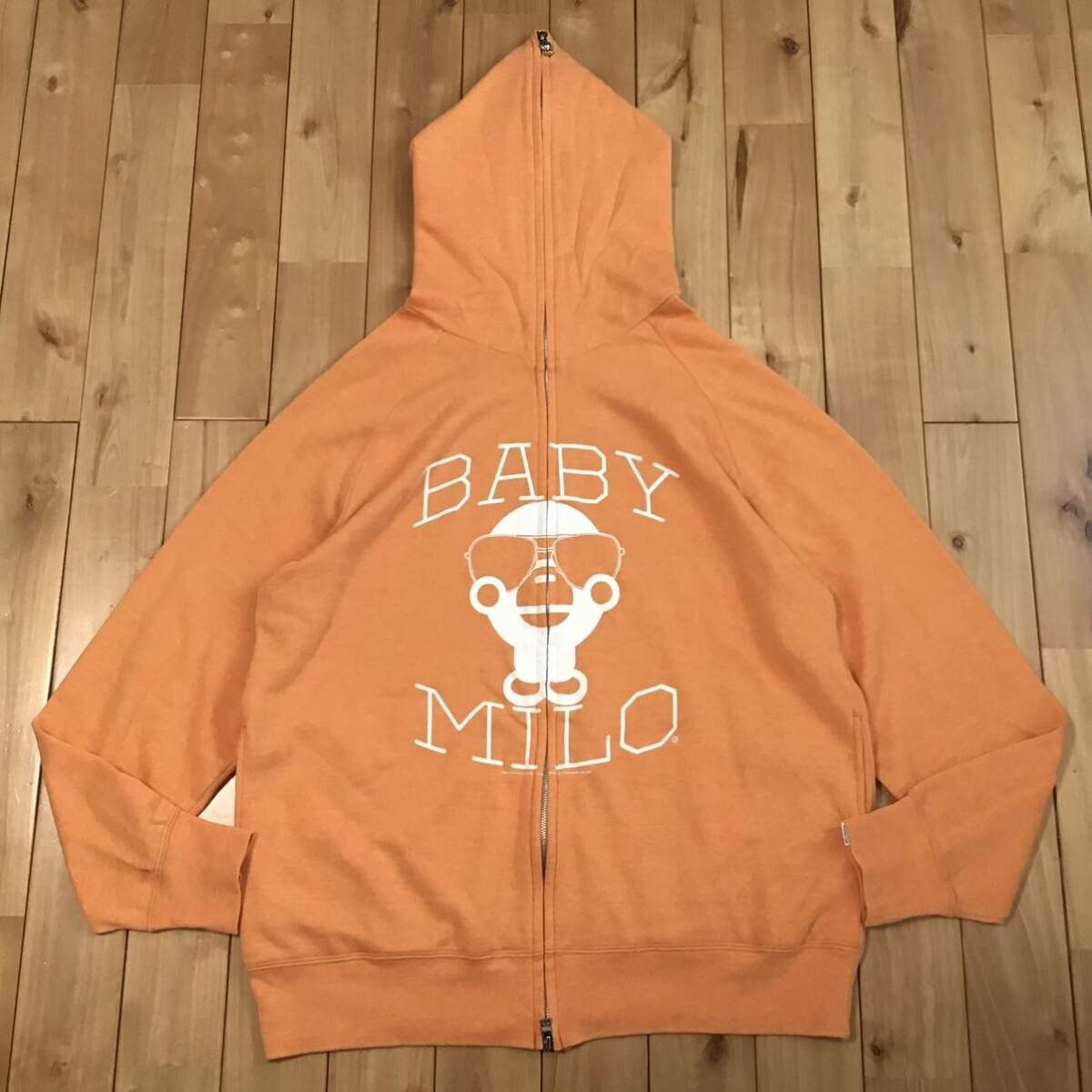 Bape BAPE Sunglass Milo Full Zip Hoodie Orange a bathing ape NIGO Size US L / EU 52-54 / 3 - 1 Thumbnail