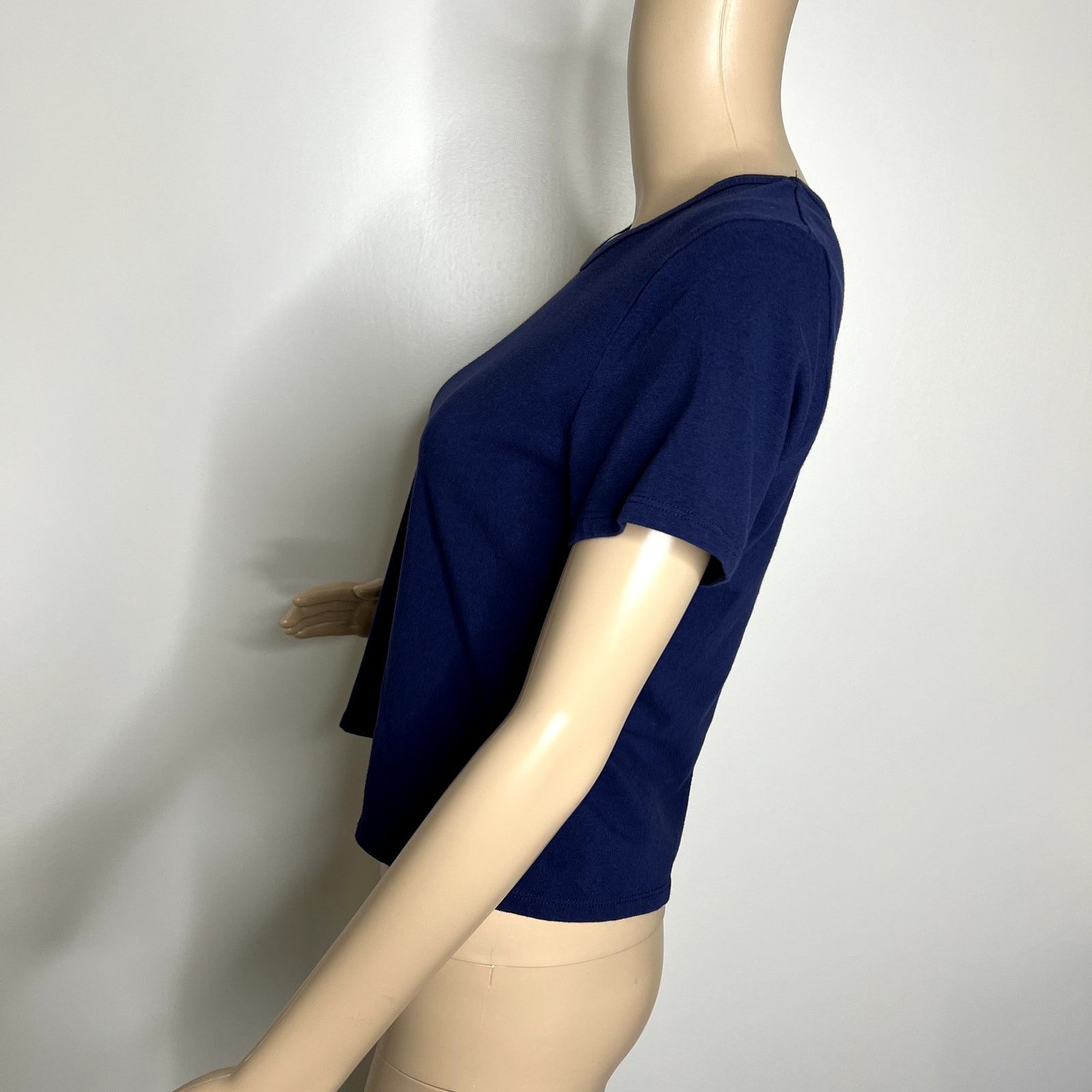 Other Wild Fable Navy Short Sleeve Tee Size L / US 10 / IT 46 - 2 Thumbnail