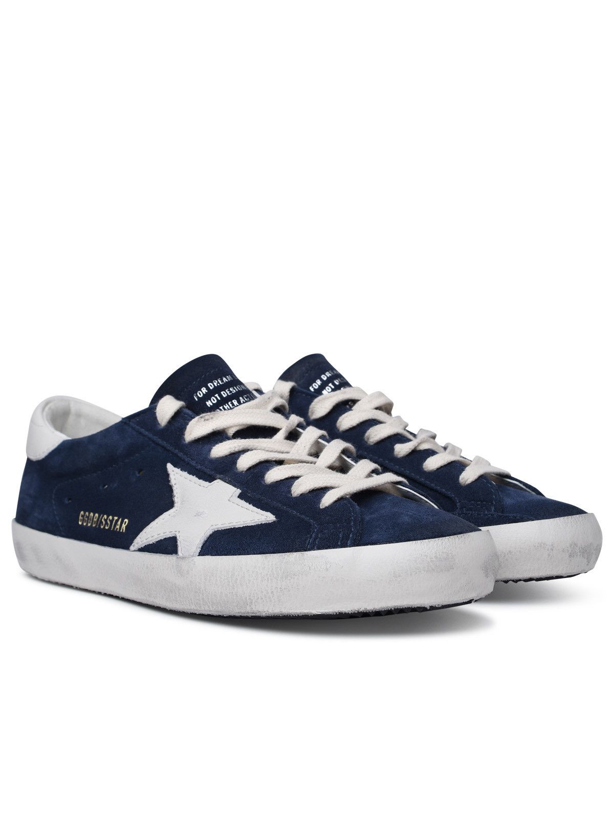 'Super-Star Classic' Blue Leather Sneakers