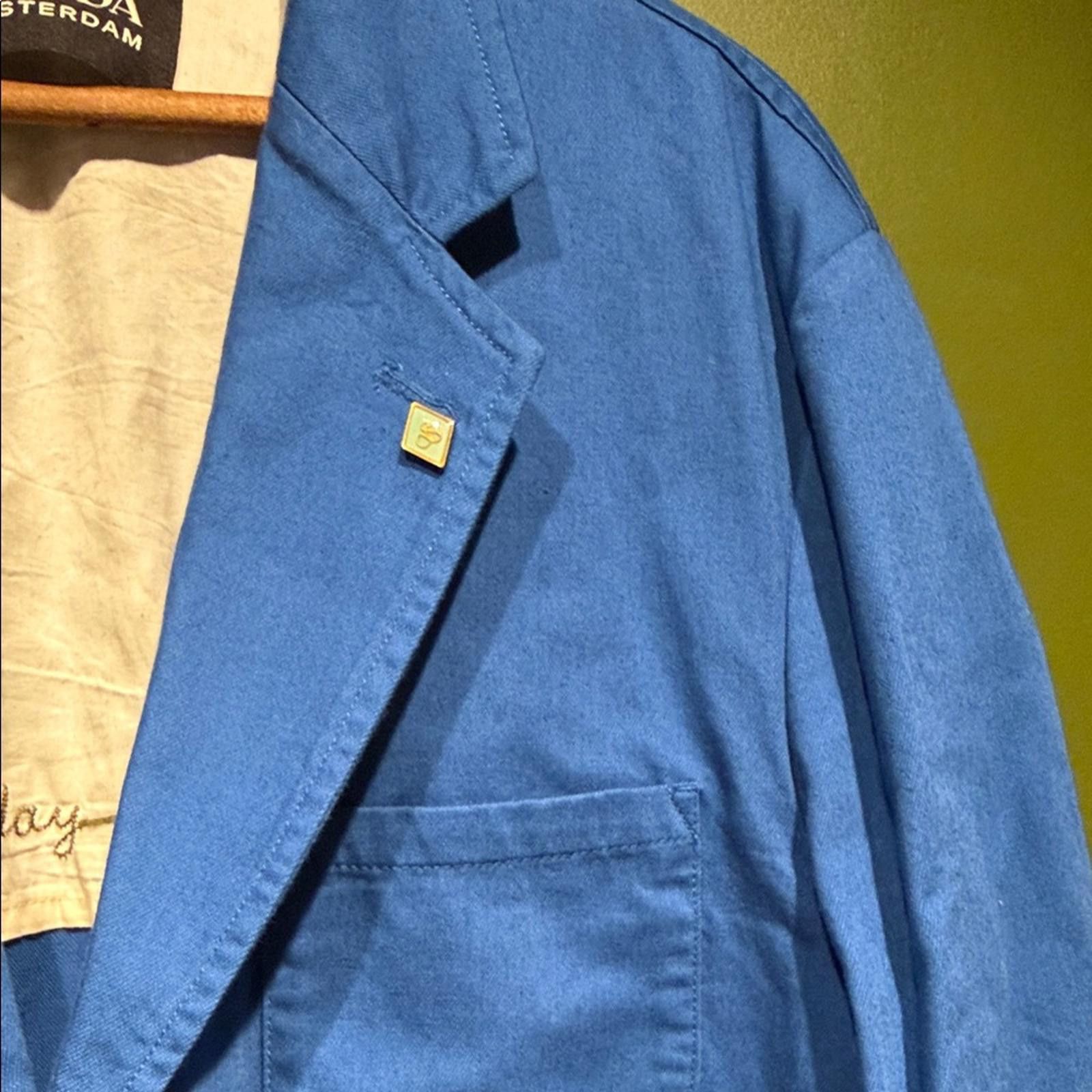 Scotch & Soda Scotch & Soda Men's Blue Blazer Size 42R - 3 Thumbnail