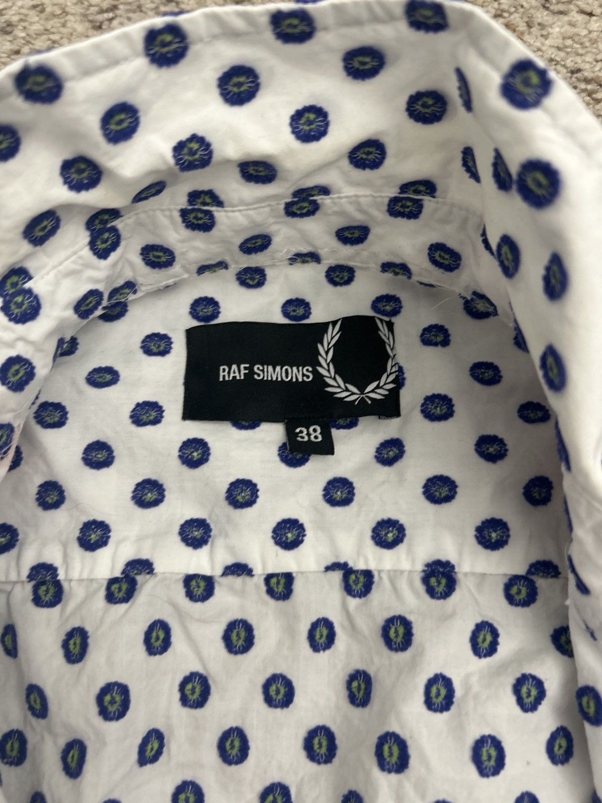 Fred Perry × Raf Simons Raf simons button up polo Size US M / EU 48-50 / 2 - 2 Thumbnail