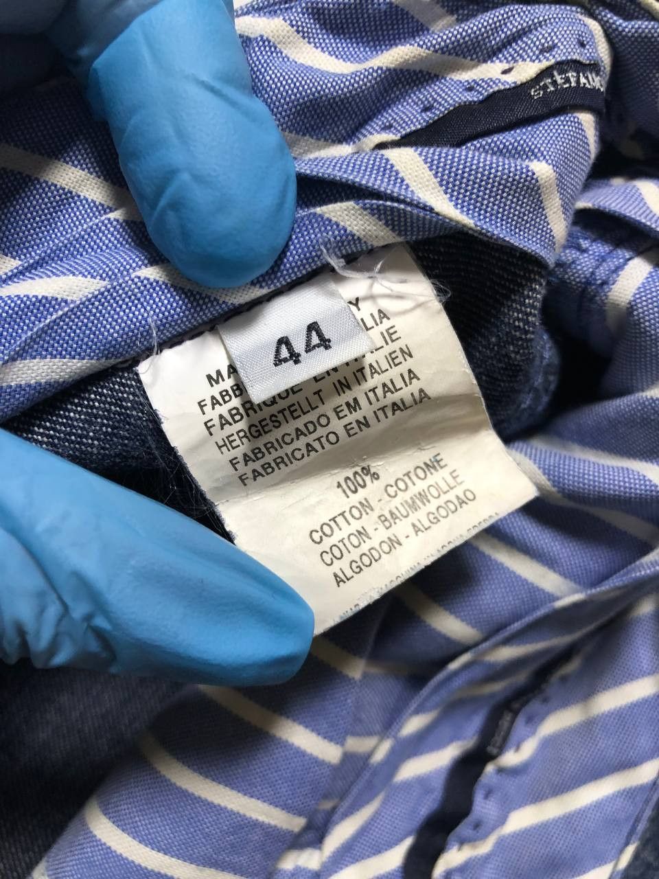 Stefano Ricci Stefano Ricci Men's Blue Slim Straight Fit Denim Jeans Size US 44 / EU 60 - 18 Thumbnail