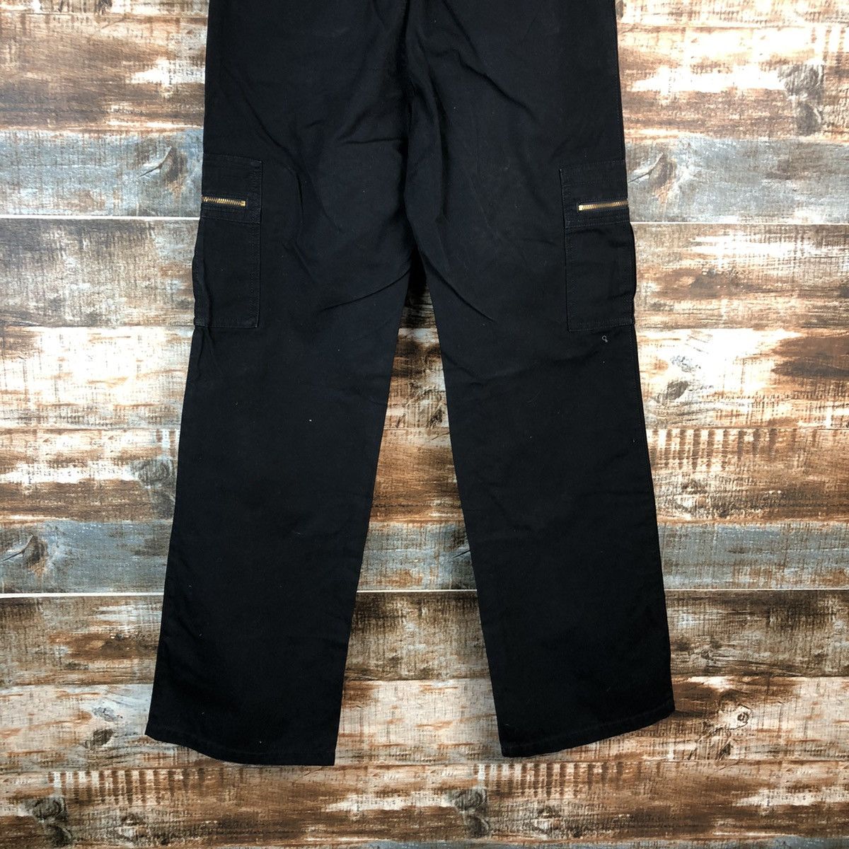 Japanese Brand A.V.V Black Cargo utility Multipocket Pants #A2436 Size 27" / US 4 / IT 40 - 17 Thumbnail