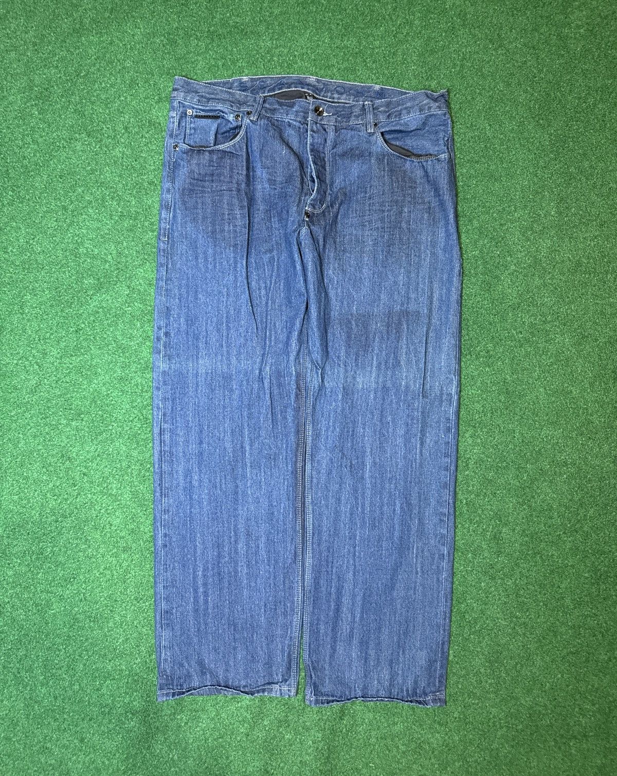 Sean John × Vintage Y2K Sean John Hip Hop Baggy Wide Leg Loose Denim Jeans Size US 42 / EU 58 - 4 Thumbnail
