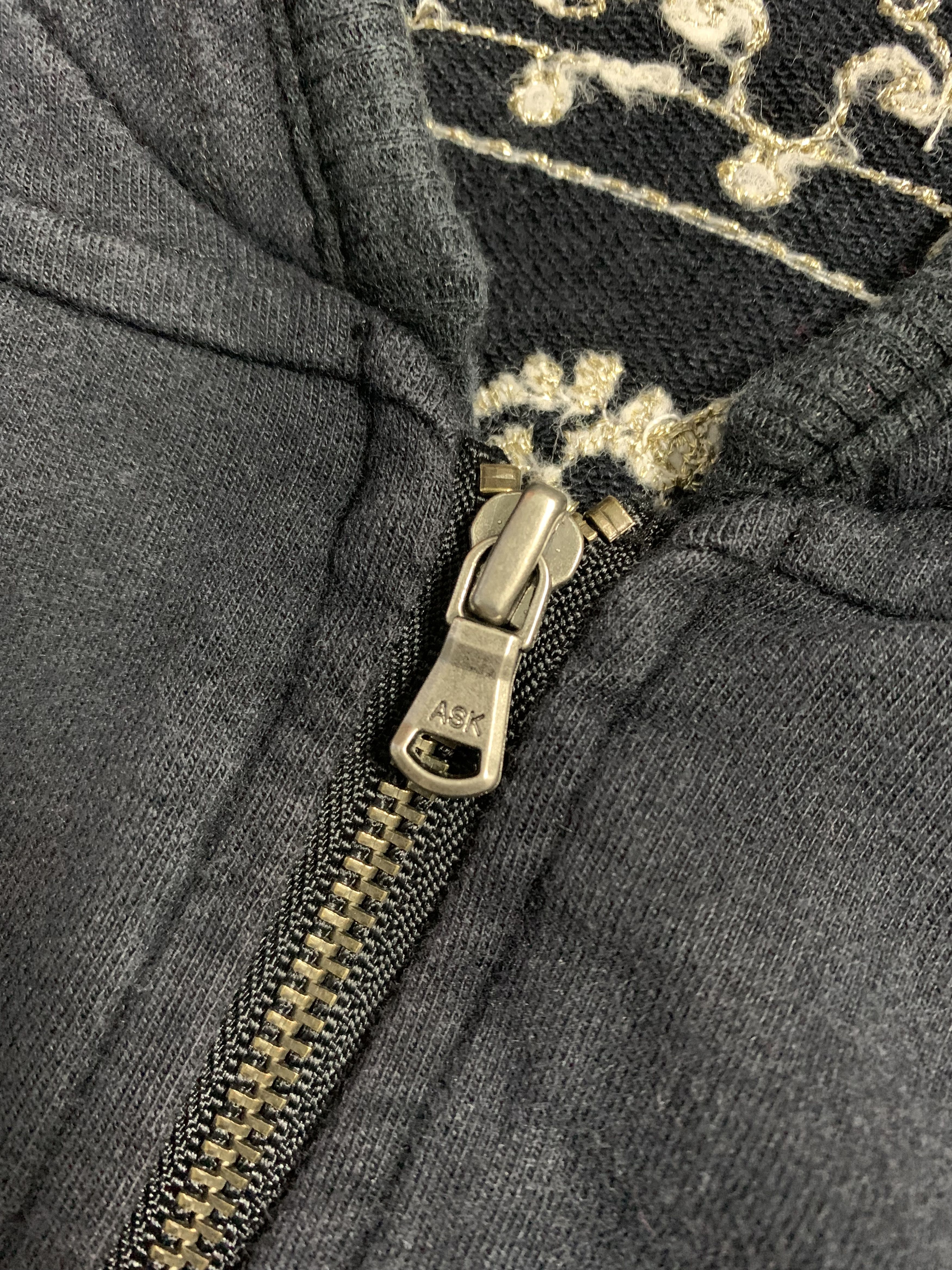 Japanese Brand Time-Worn Essentials Ask Hidden Zip Hoodie Size US S / EU 44-46 / 1 - 6 Thumbnail