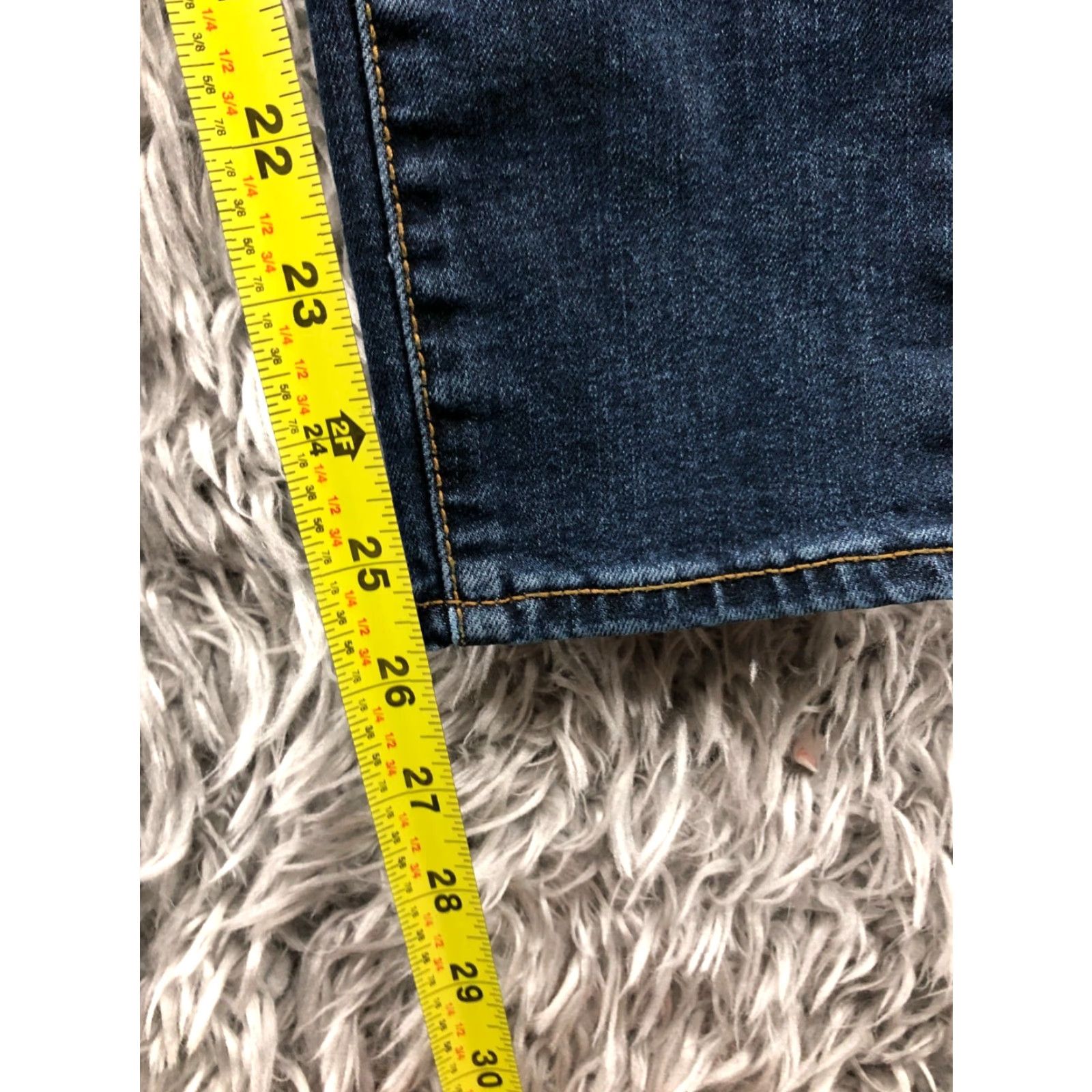 Old Navy Old Navy Skinny Jeans Size 6 Short Womens Blue Denim Regular Rise 5-Pocket Style Slim Size 28" / US 6 / IT 42 - 3 Thumbnail