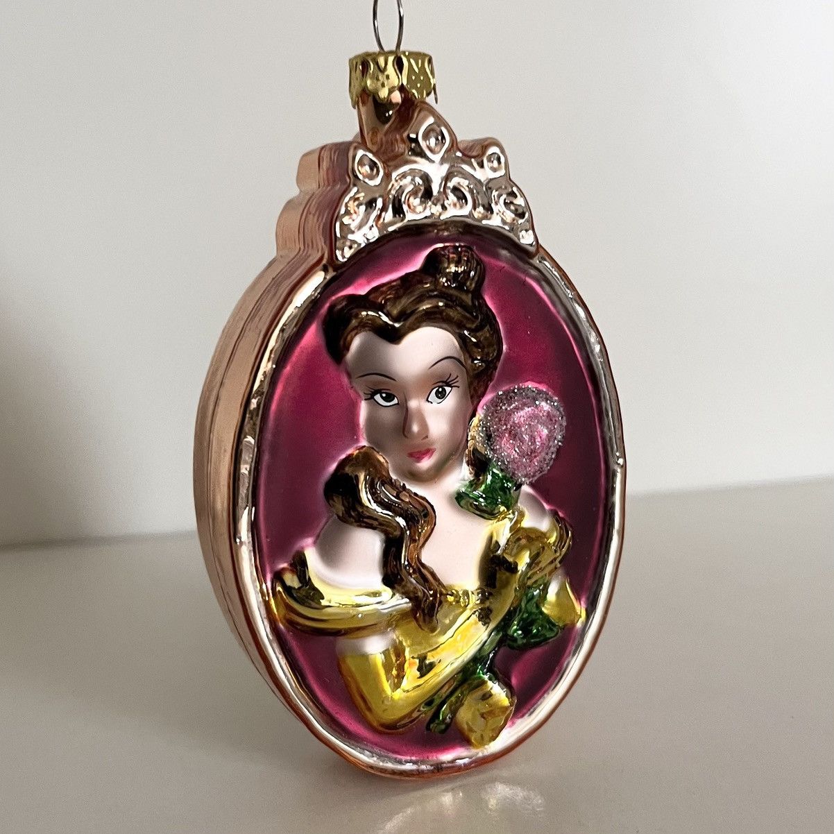 Disney Disney belle blown glass ornament beauty and the beast Size ONE SIZE - 1 Thumbnail