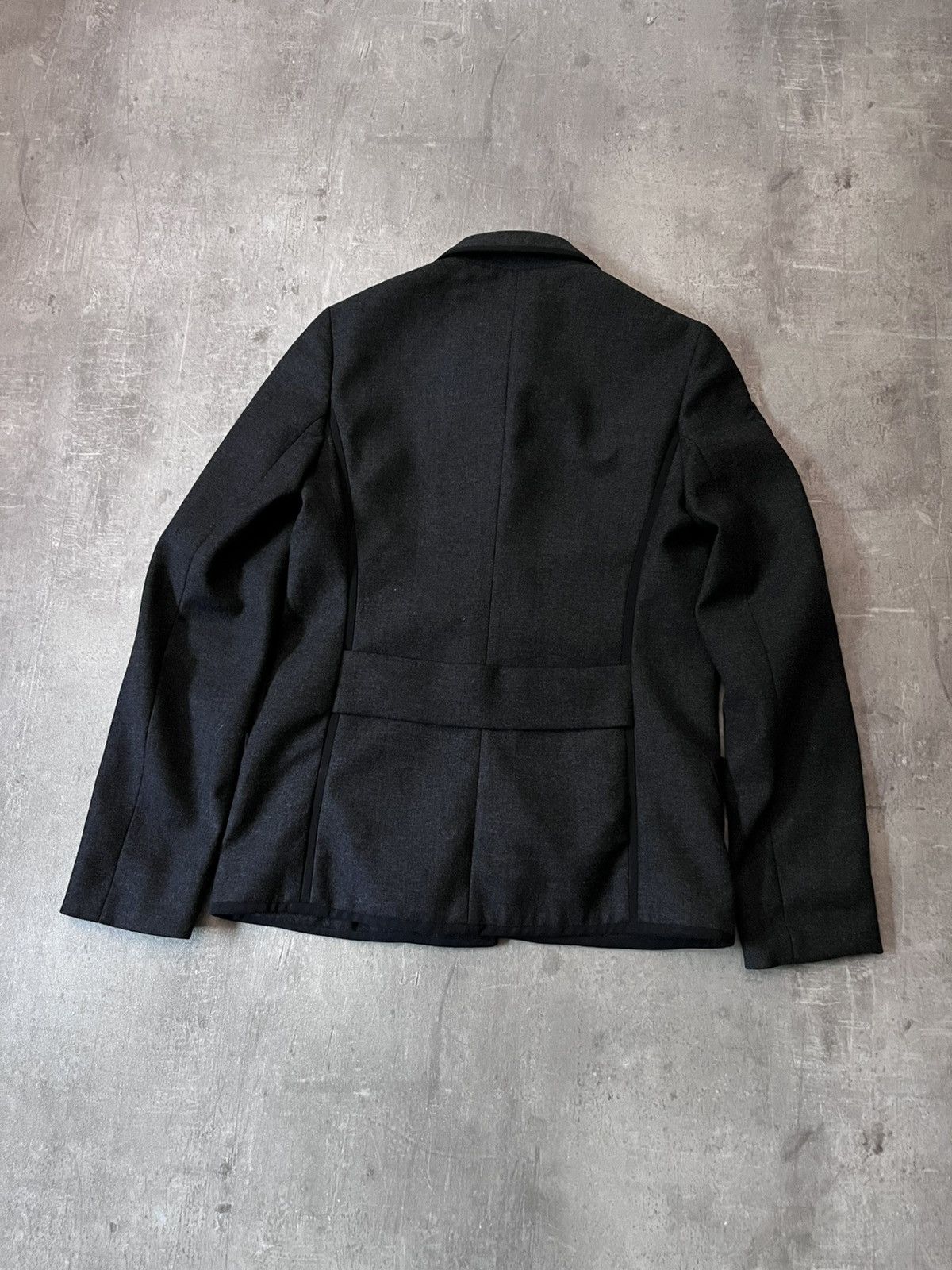 Prada Prada Vintage women wool coat nylon grey 90s Size M / US 6-8 / IT 42-44 - 6 Thumbnail