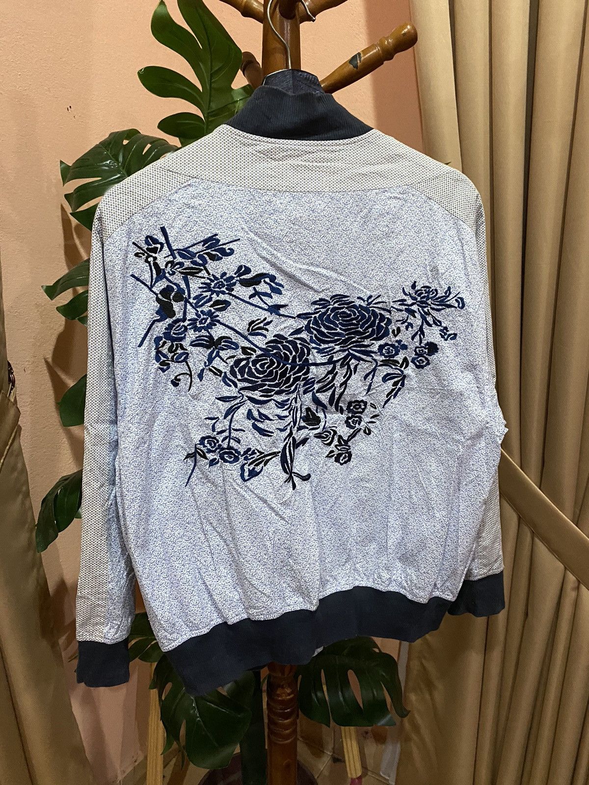 Japanese Brand DK Anavi Embroidered Bomber Jacket Size US S / EU 44-46 / 1 - 11 Thumbnail