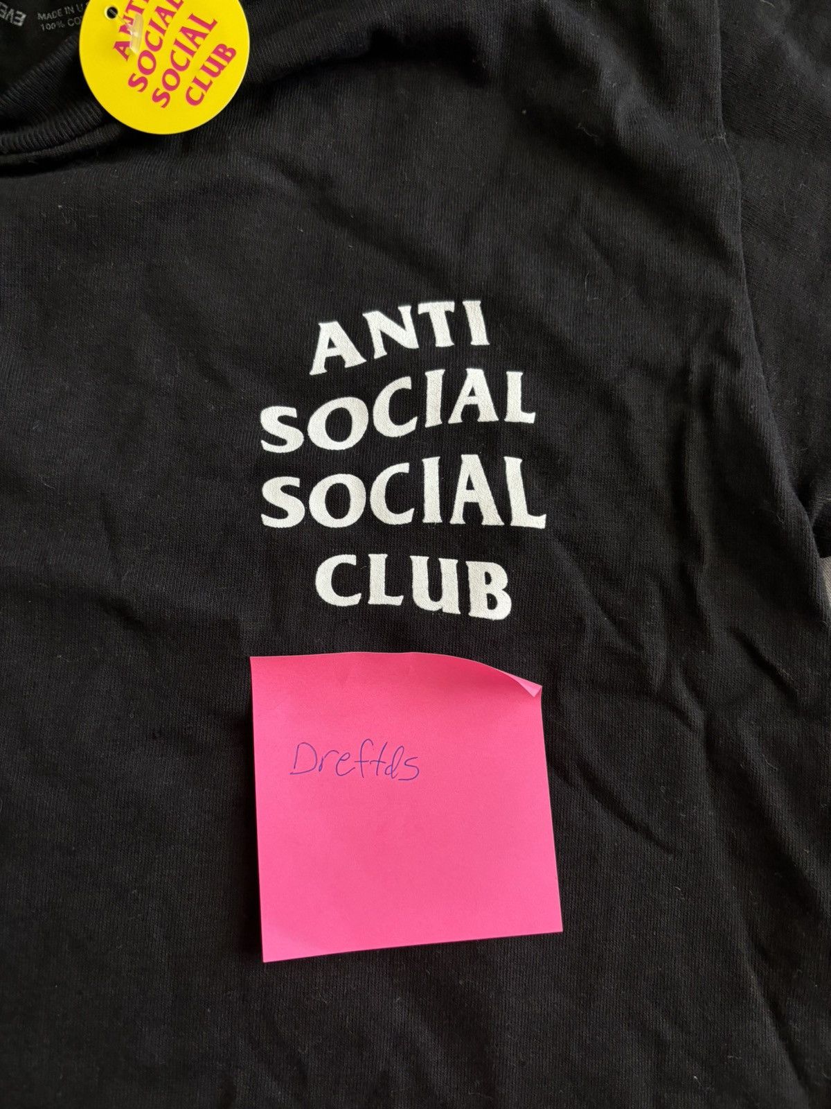 Anti Social Social Club × Supreme ASSC Brand new black tee Size US S / EU 44-46 / 1 - 2 Thumbnail