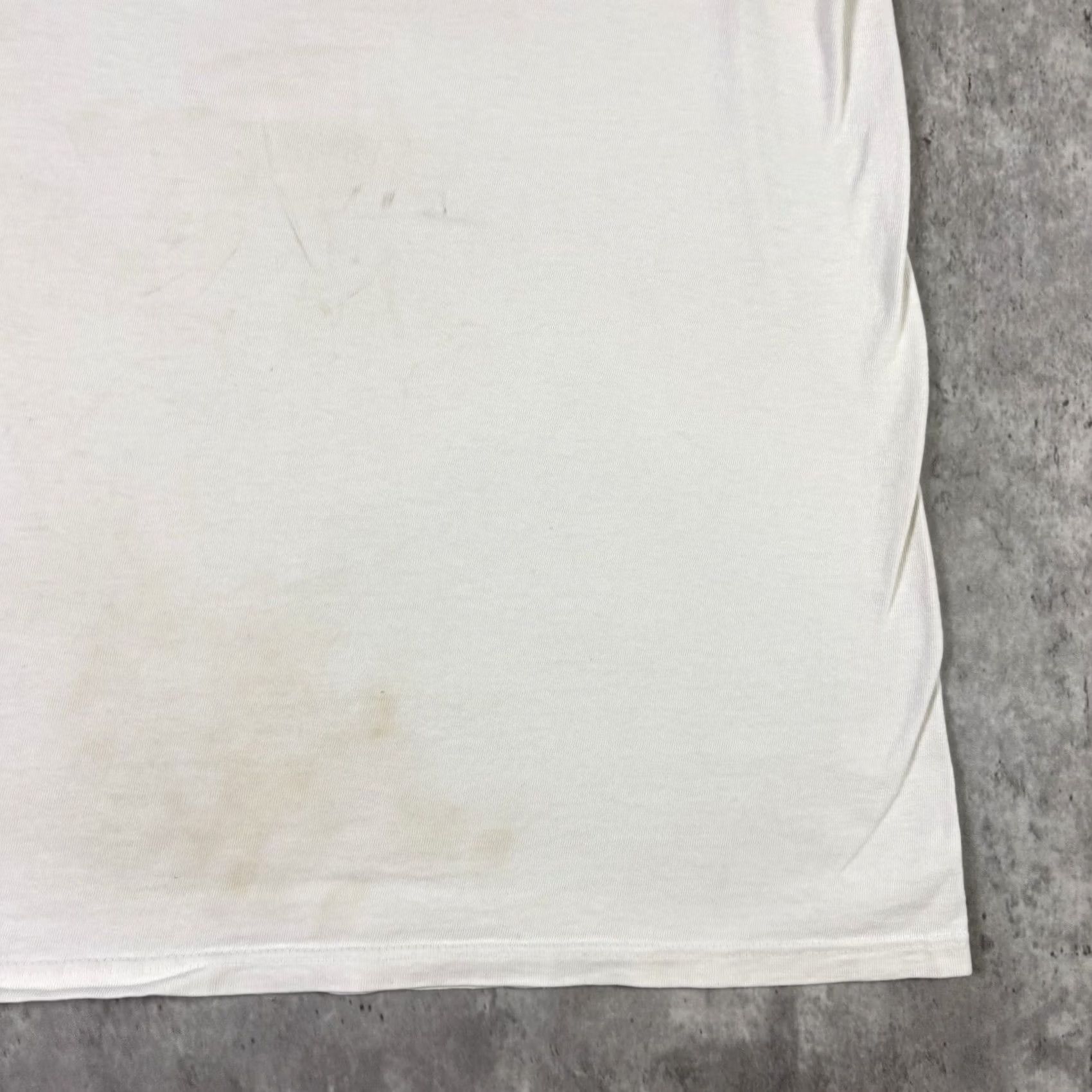 Timberland VINTAGE Timberland T Shirt Spell Out Logo Distressed Large 90s USA Mens White Cotton Crew Neck Short Sleeve Logo Button? Size US L / EU 52-54 / 3 - 7 Thumbnail