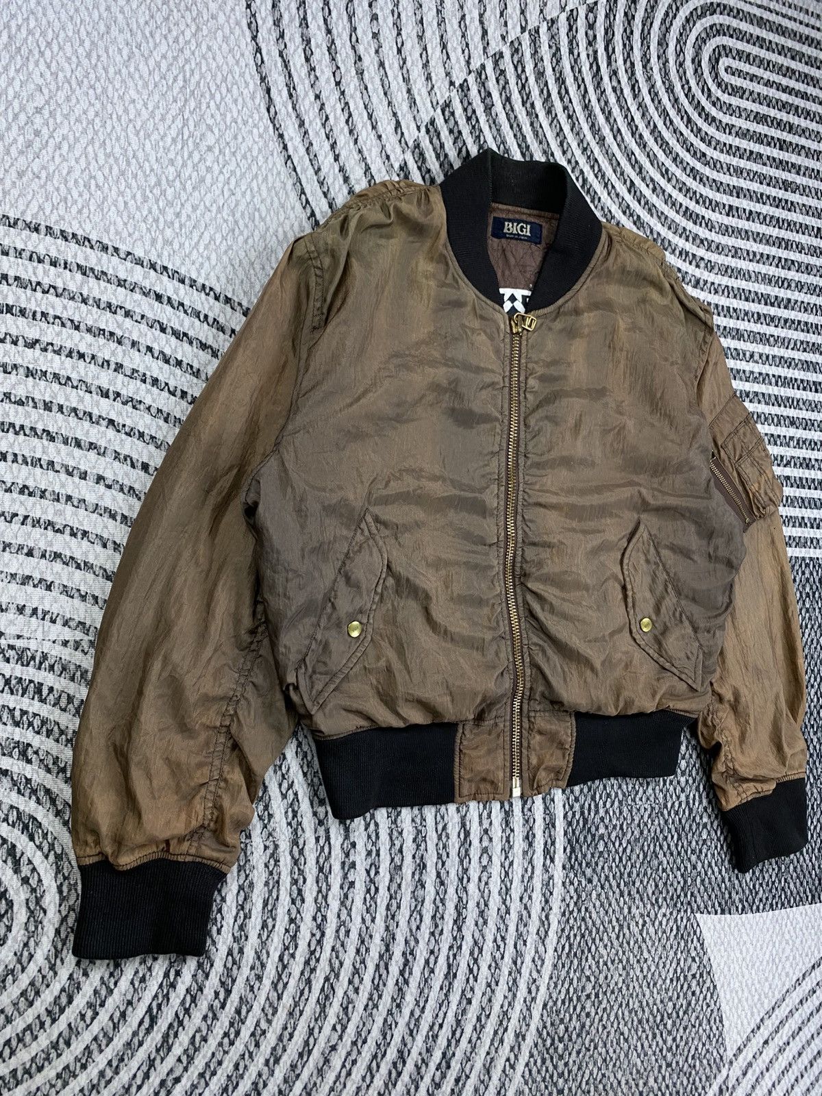 BIGI Vintage BIGI World Series Base Ball Bombers Jacket Size US L / EU 52-54 / 3 - 3 Thumbnail