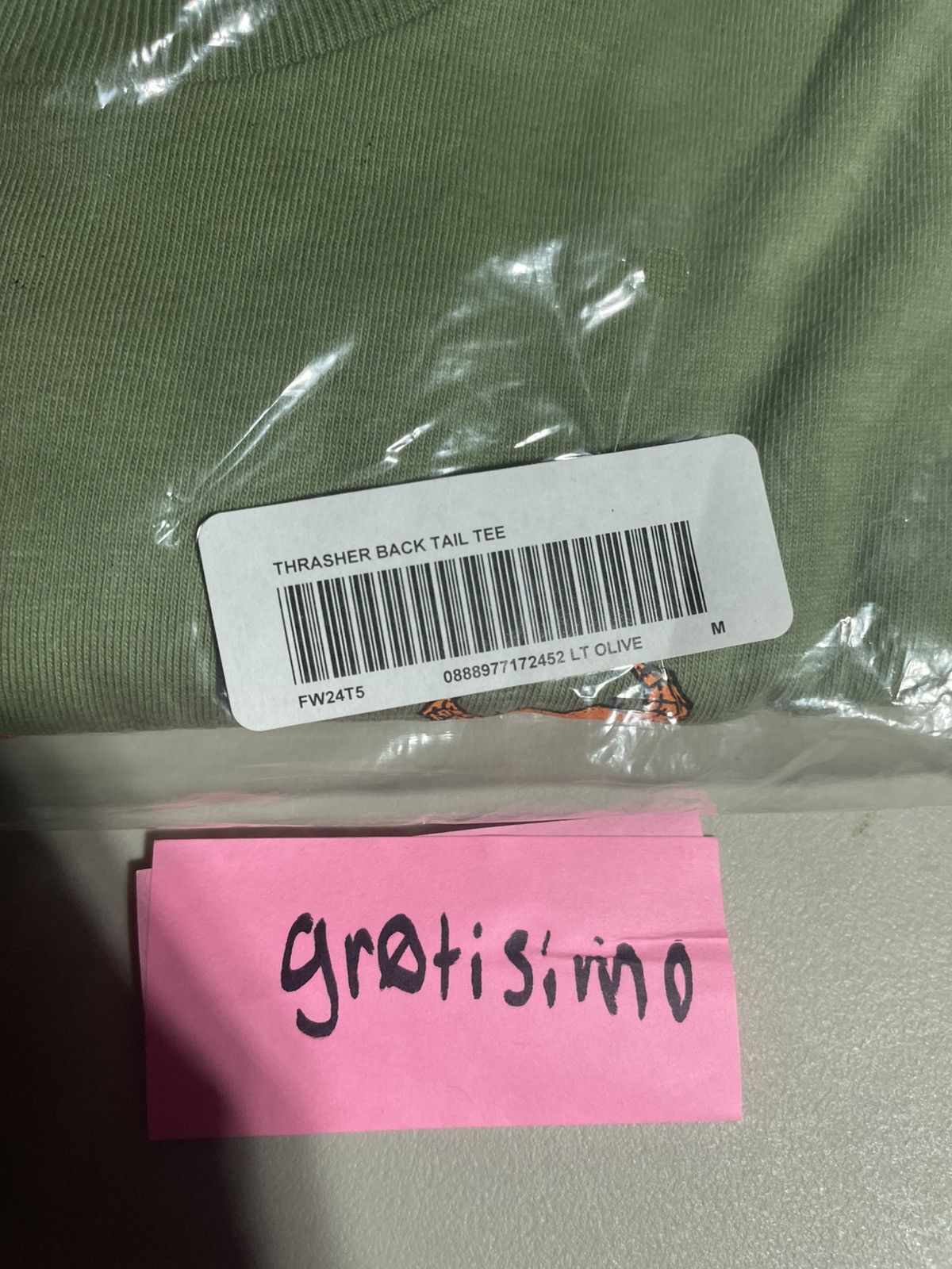 Supreme × Thrasher Supreme/Thrasher Back Tail Tee Size US M / EU 48-50 / 2 - 3 Thumbnail