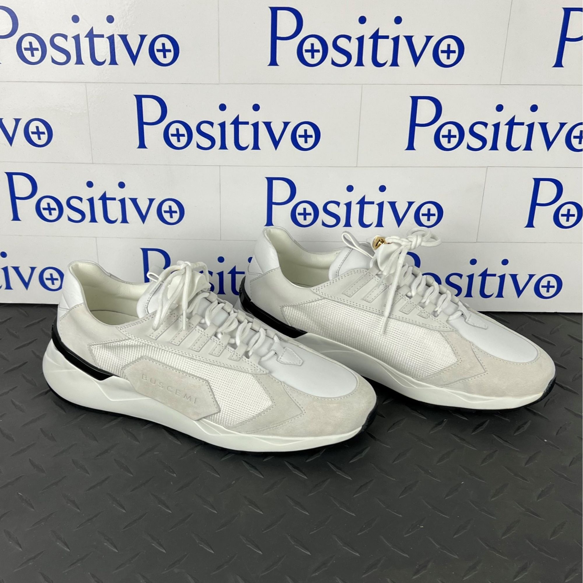 Buscemi Buscemi Run 2 White Suede Sneakers US 6 EU 39 Size US 6 / EU 39 - 4 Thumbnail