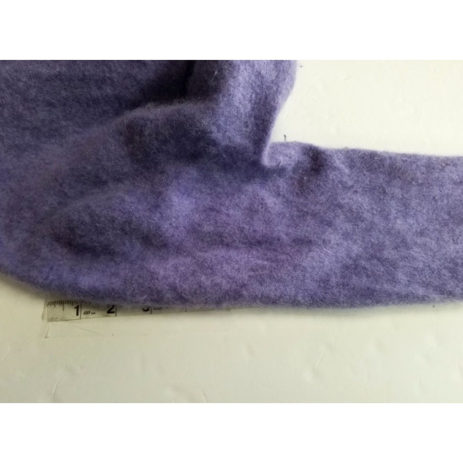 Vintage Alan Flusser Purple 100% Cashmere Sweater Women Size S/M Pullover V-Neck Long Sleeve Per Measurements Pic Size S / US 4 / IT 40 - 5 Thumbnail