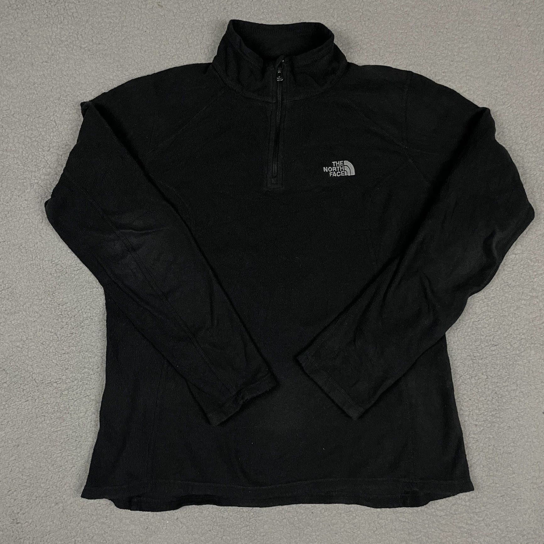 The North Face The North Face Fleece Jacket Womens Medium Black Quarter Zip Fleece Lining* Size M / US 6-8 / IT 42-44 - 2 Thumbnail