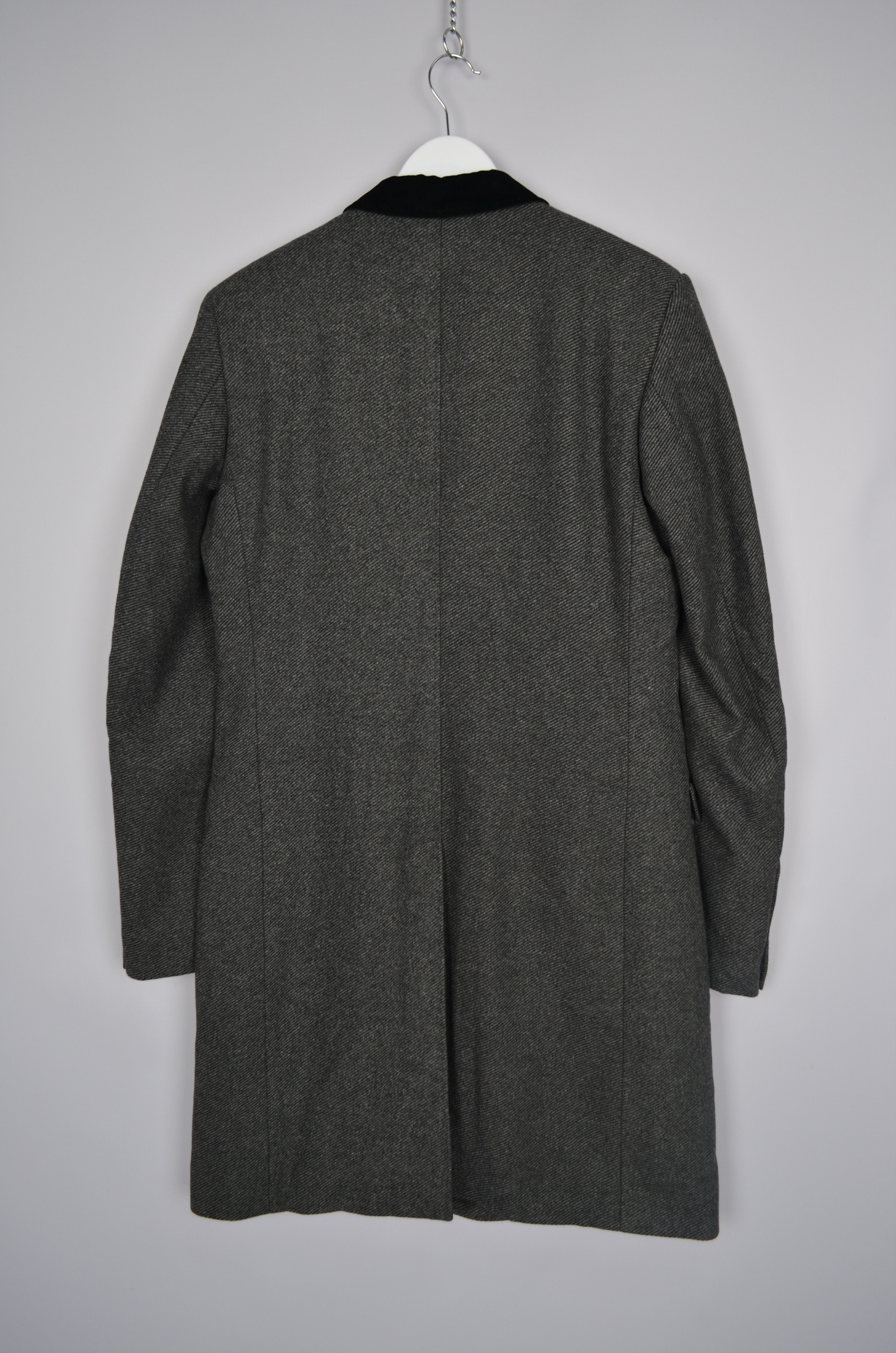 Dolce & Gabbana × Vintage D&G Dolce & Gabbana Grey 100% Wool Coat Car Pea Coat Size M Size US M / EU 48-50 / 2 - 8 Thumbnail