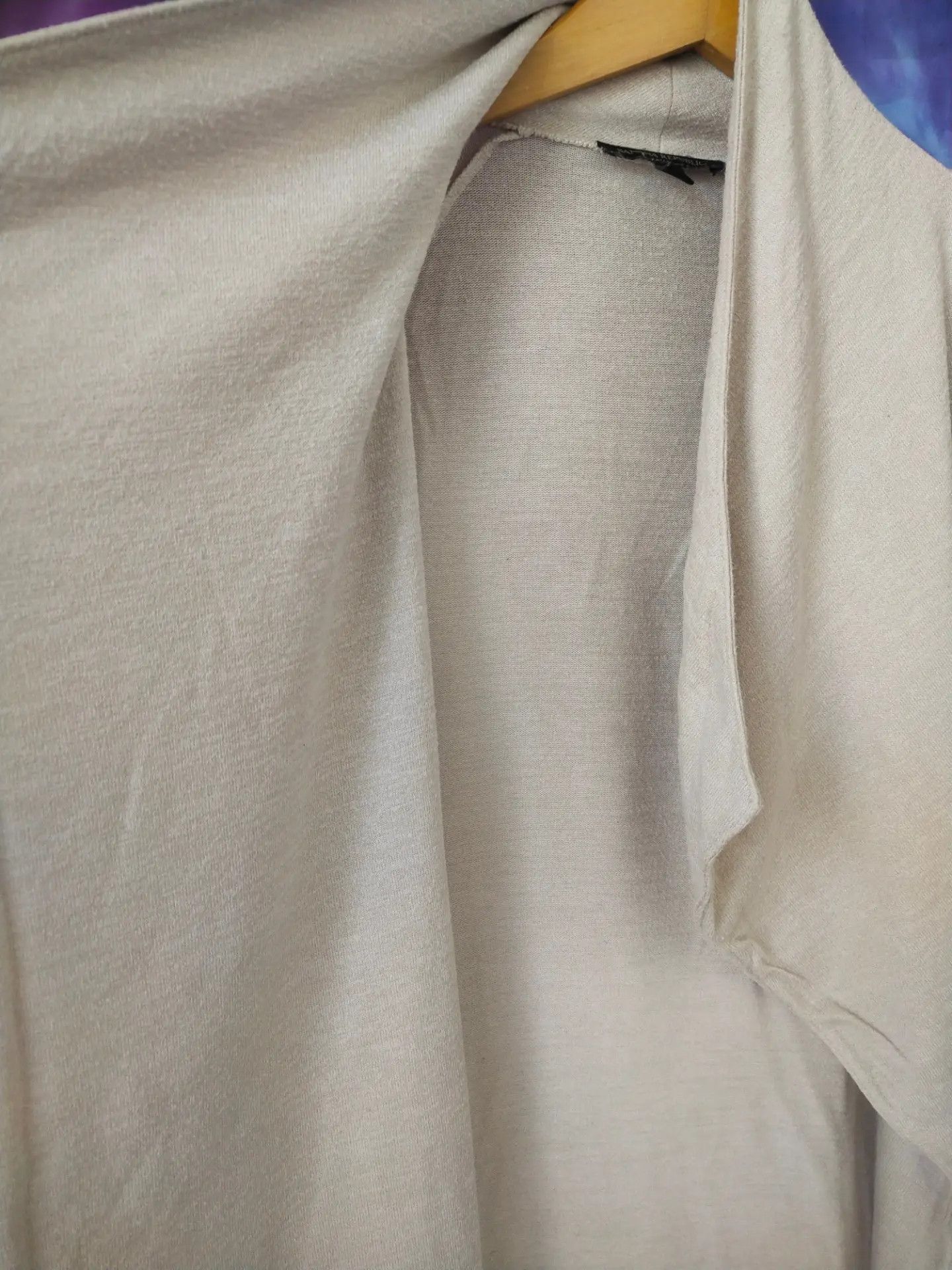 Banana Republic Banana Republic GAP Drapped Waterfall Beige Cardigan Size XS / US 0-2 / IT 36-38 - 3 Thumbnail
