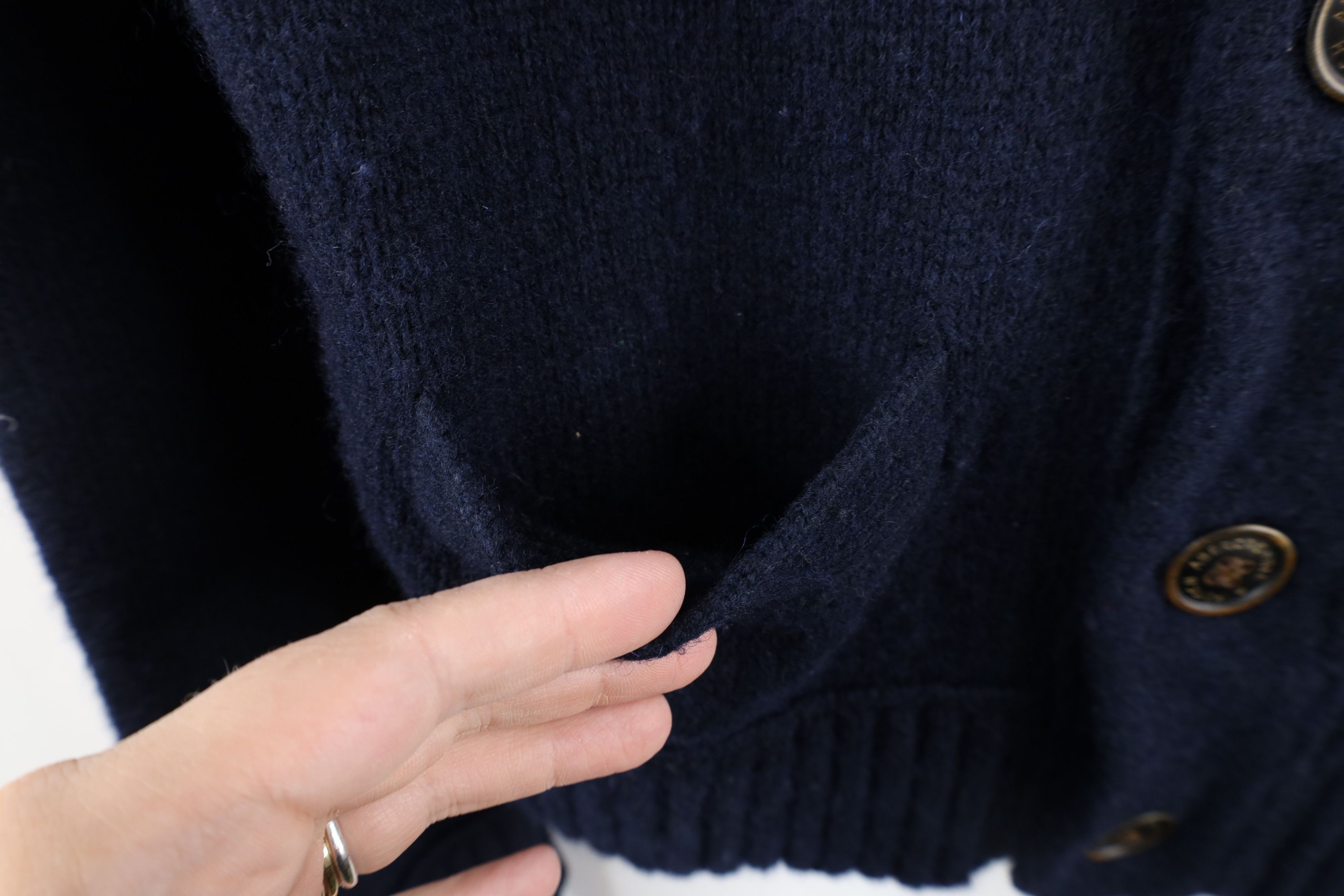 Abercrombie & Fitch × Vintage Vintage Abercrombie & Fitch Spell Wool Knit Cardigan Sweater Size US L / EU 52-54 / 3 - 5 Thumbnail