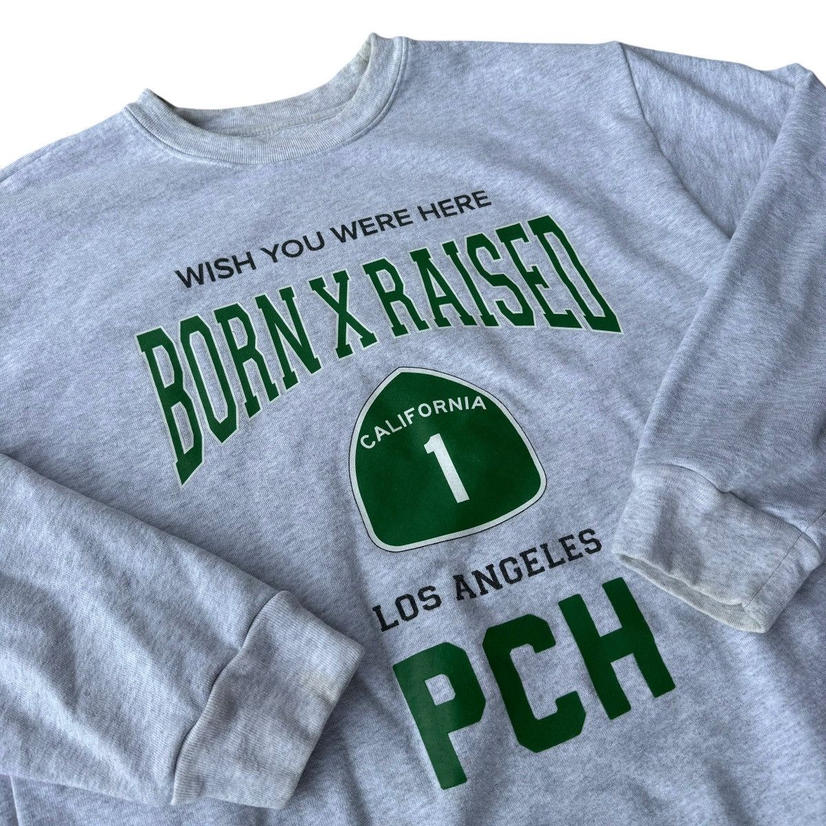 Born X Raised × Japanese Brand Born x Raised Wish You Were Here Los Angeles Sweatshirt Size US L / EU 52-54 / 3 - 4 Thumbnail