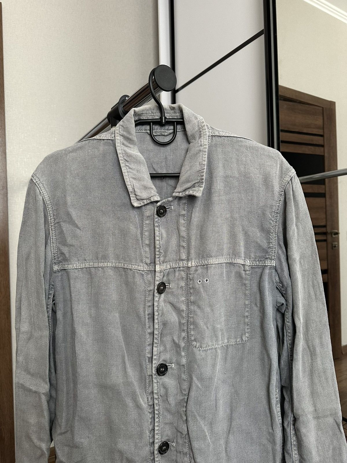 Prada SS 2001 Prada Shirt Overshirt Button Up Long Sleeve Vintage Size US S / EU 44-46 / 1 - 7 Thumbnail