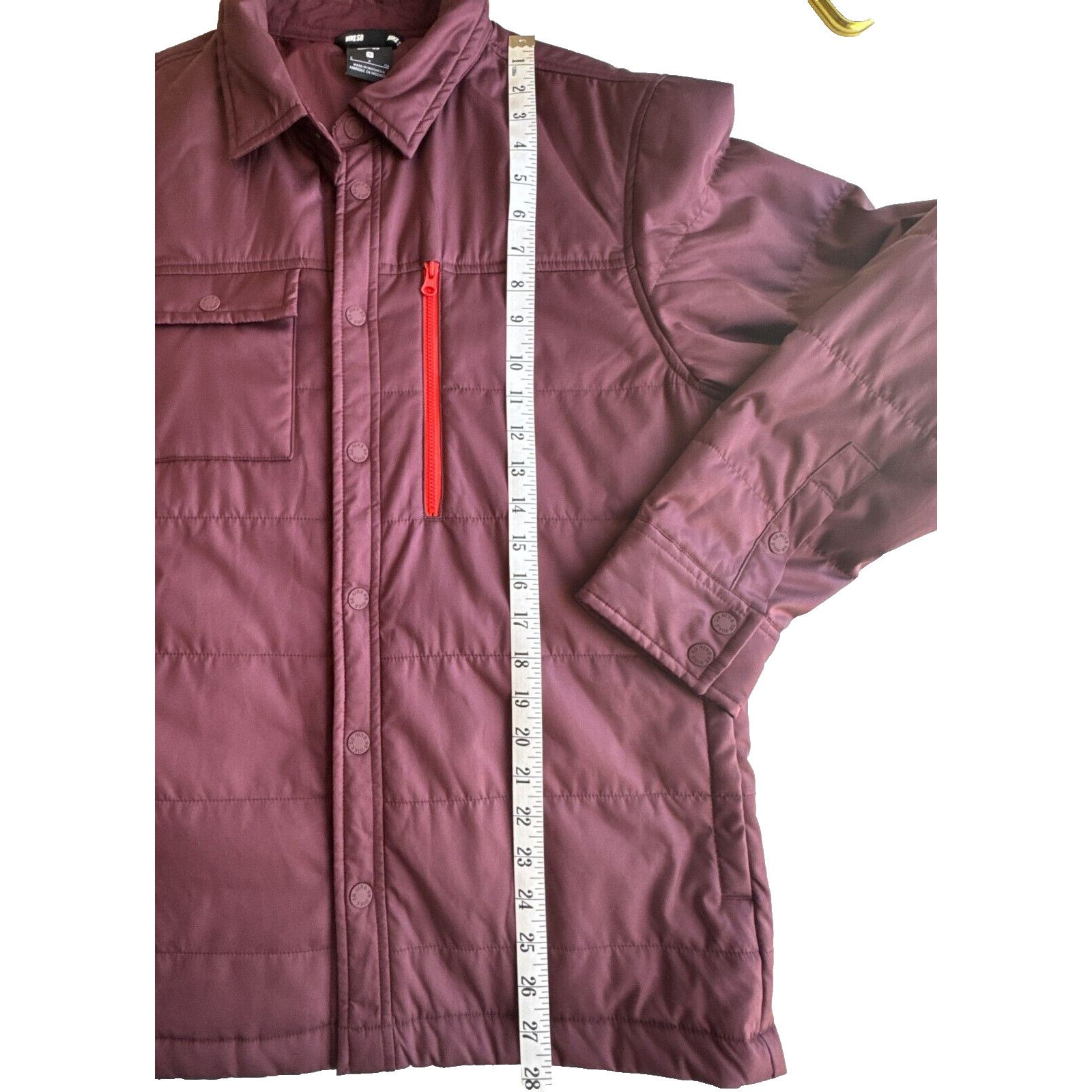 Nike Nike SB Holgate Snap Jacket Burgundy 938428-652 Men Small Size US S / EU 44-46 / 1 - 10 Thumbnail