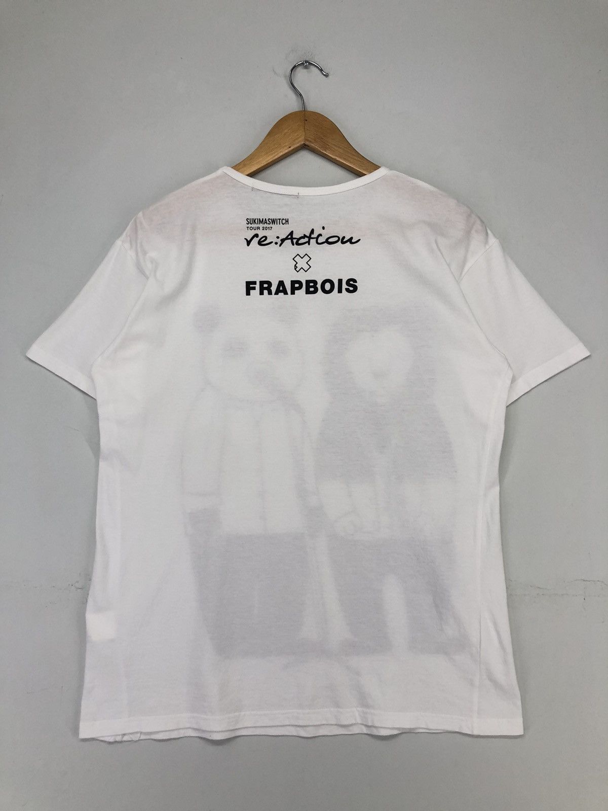 Frapbois Frapbois x Sukima Switch Tour 2017 Re:Action Big Logo Tshirt Size US M / EU 48-50 / 2 - 2 Thumbnail