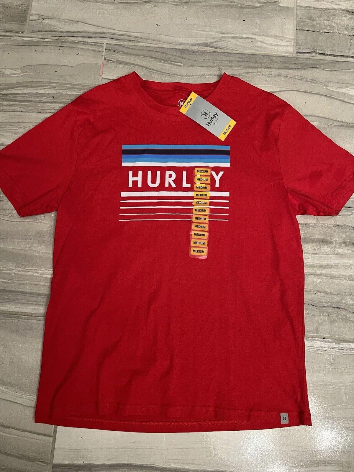 Hurley Hurley T Shirt Mens Short Sleeve Red White Blue Logo Size US M / EU 48-50 / 2 - 1 Thumbnail