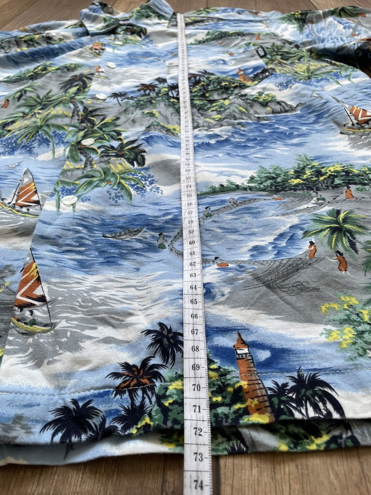 Stussy × Vintage Stussy Hawaiian Regular L Vintage Casual Shirts Size US L / EU 52-54 / 3 - 10 Thumbnail