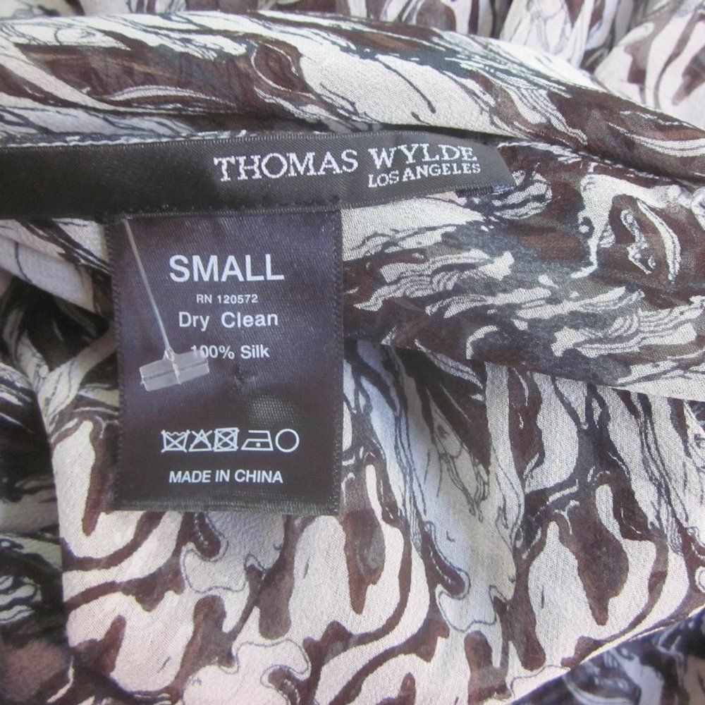 Thomas Wylde Thomas Wylde Silk Naked Woman Blouse Size S Size S / US 4 / IT 40 - 4 Thumbnail