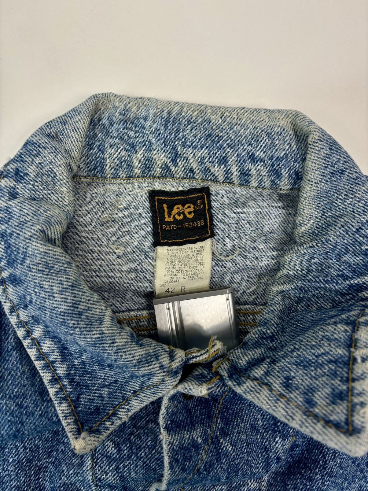 Lee 1990s Lee Riders Light Wash Denim Jacket Size US L / EU 52-54 / 3 - 7 Thumbnail