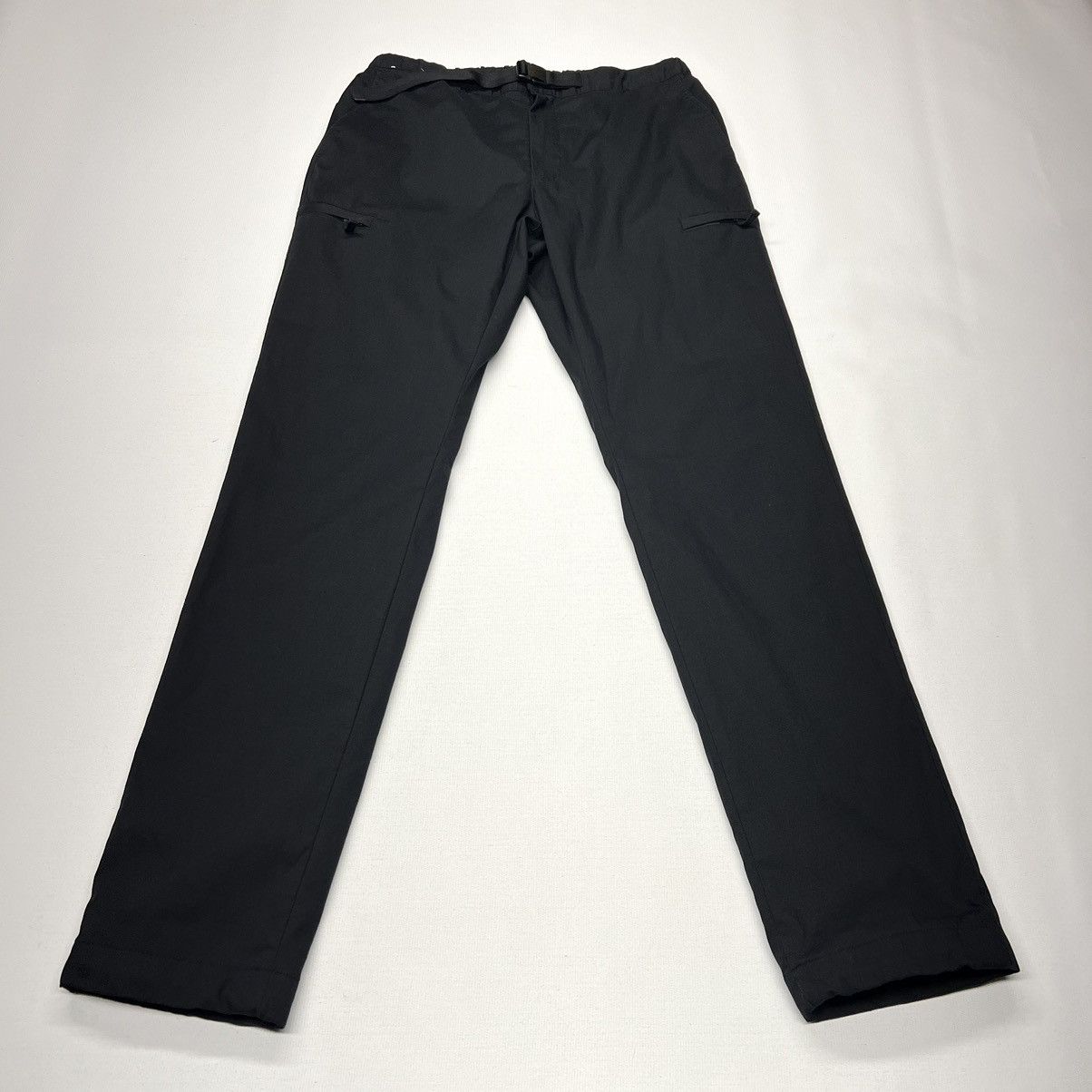 Uniqlo Uniqlo Heat Tech Pants 27-30 Waist Black Belt Ripstop Cargo Size US 30 / EU 46 - 1 Thumbnail