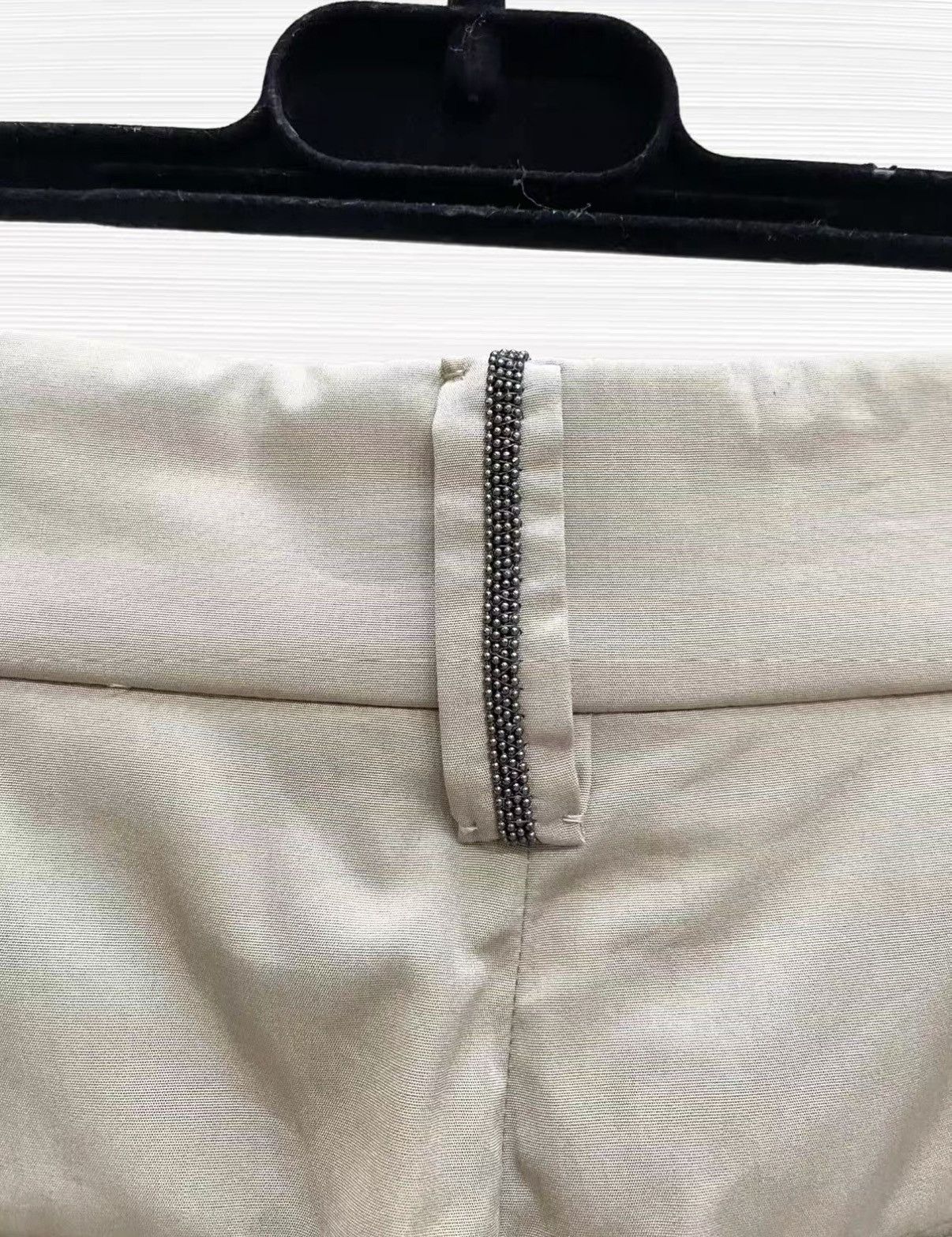 Brunello Cucinelli Brunello Cucinelli Classic Beige Casual Wide-Leg Pants J33 Size 25" / US 0 / IT 36 - 5 Thumbnail