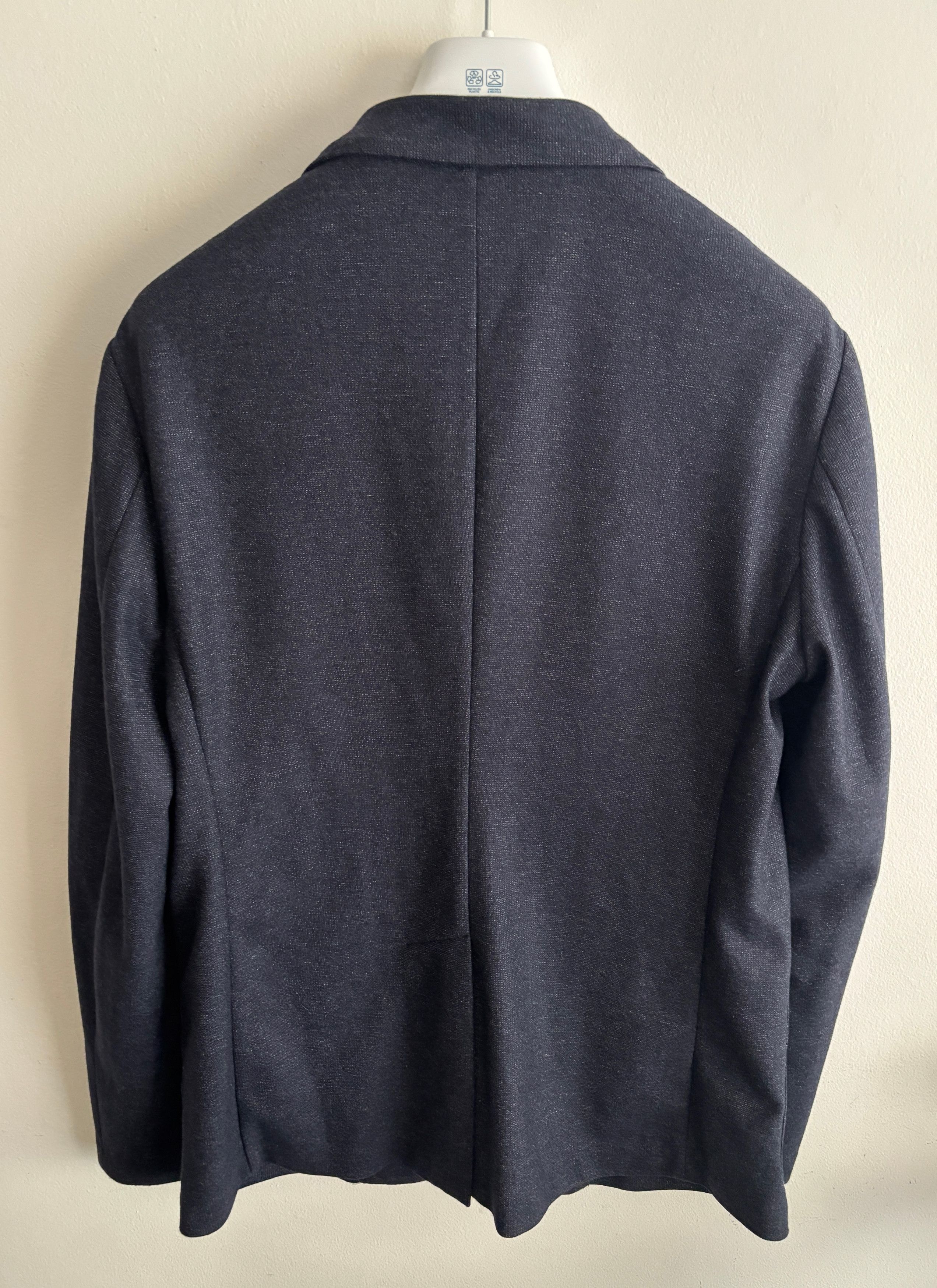 Barena Monocle 3 roll 2 Unstructured Navy Wool Cashmere Sport Coat Size 44R - 11 Thumbnail