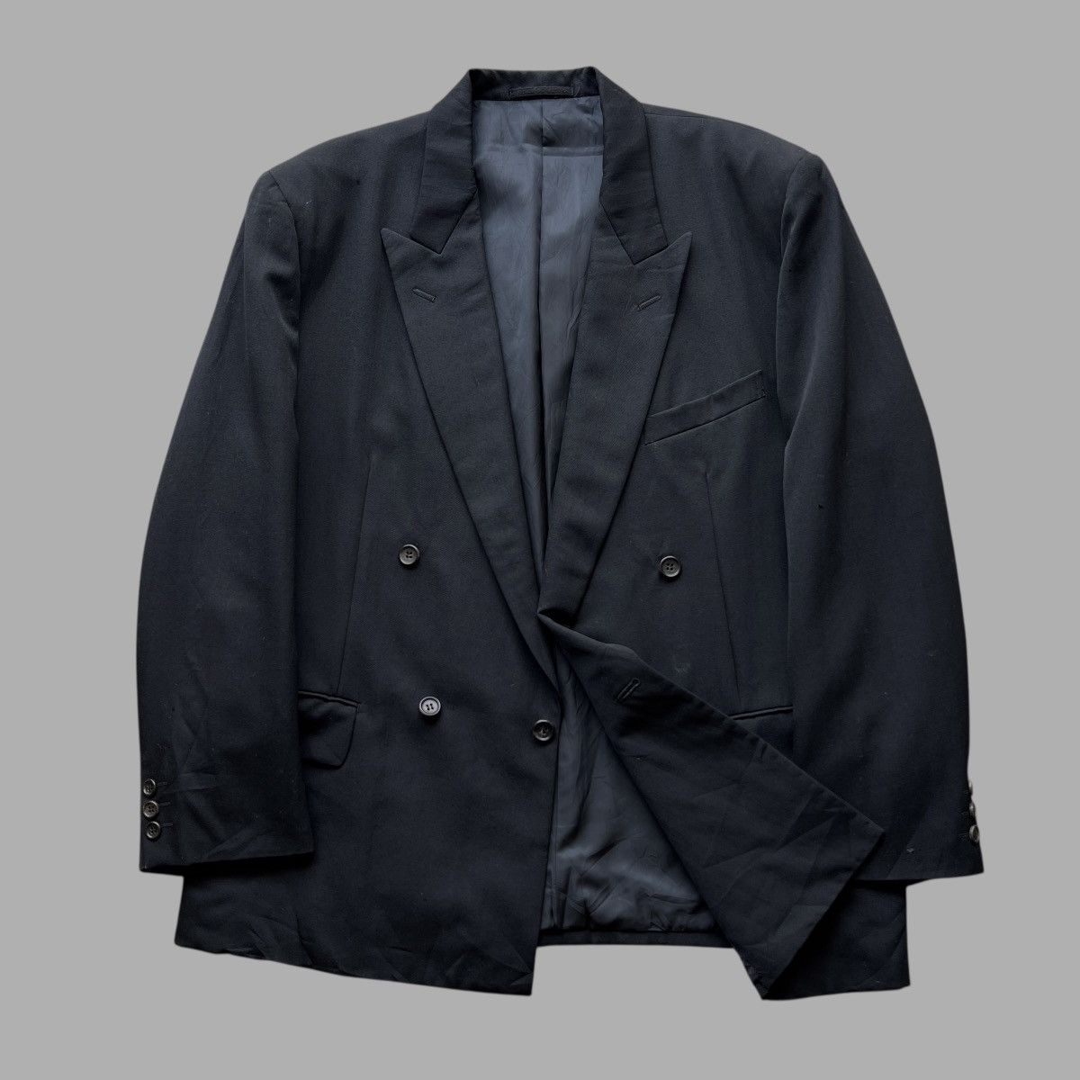 Comme des Garcons Homme Plus 🔥 AD1991 Comme Des Garcons Homme Plus Double Breast Blazer Size US L / EU 52-54 / 3 - 3 Thumbnail