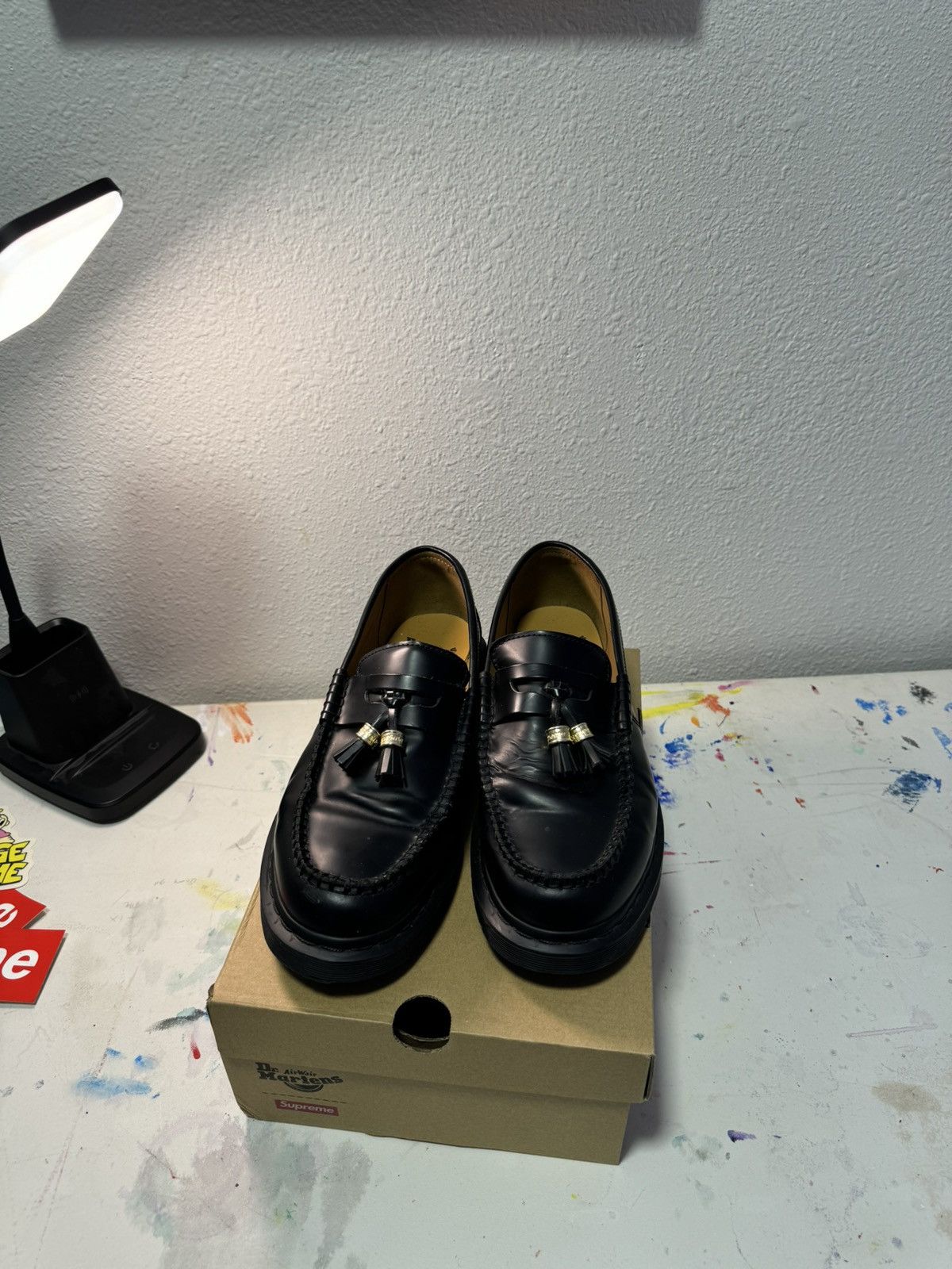image of Supreme X Penton Tassel Loafer 'black', Men's (Size 11)