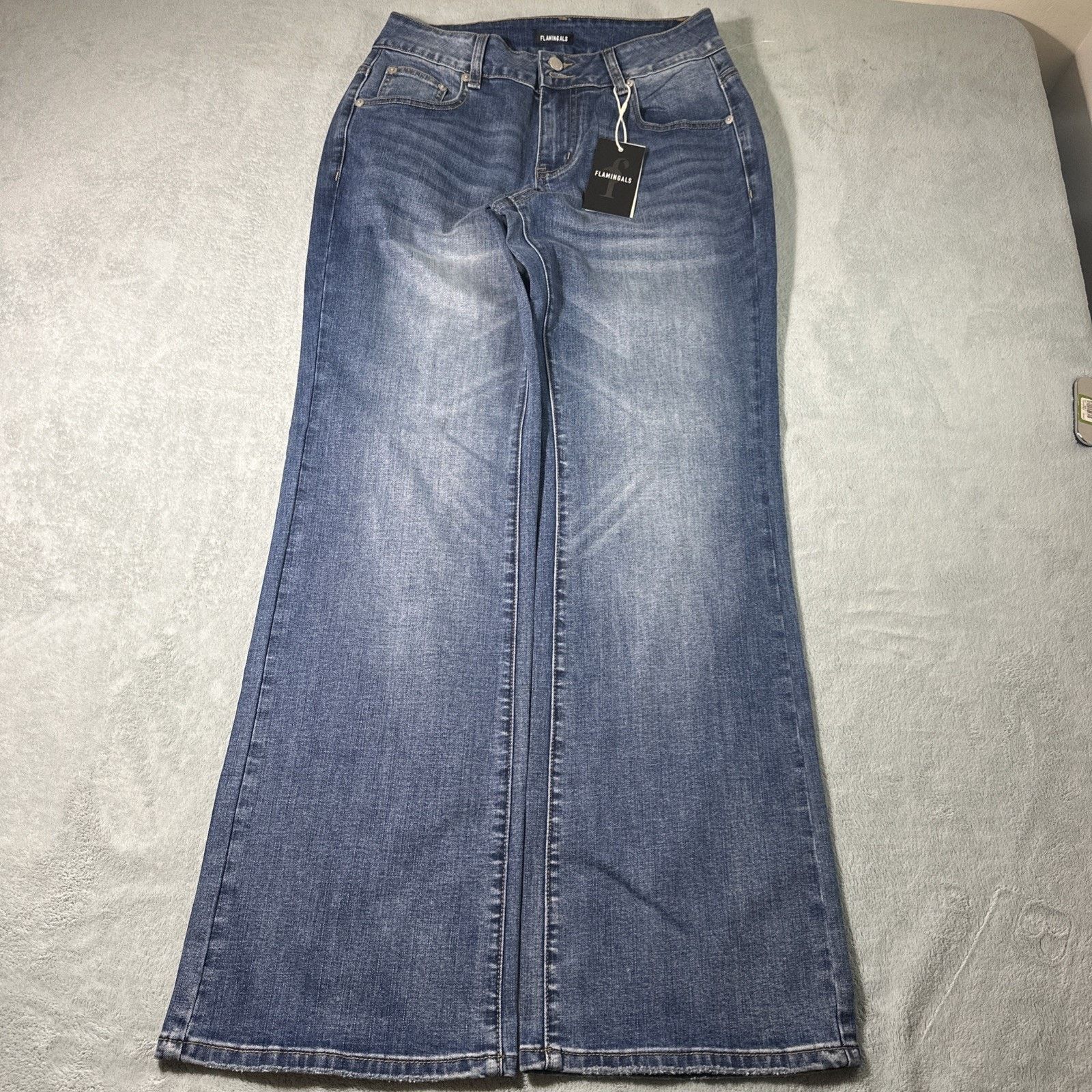 Asos Y2K 2000s Flamingals Beyond Baggy Jeans Wms 30x31 Small Size 30" / US 8 / IT 44 - 2 Thumbnail