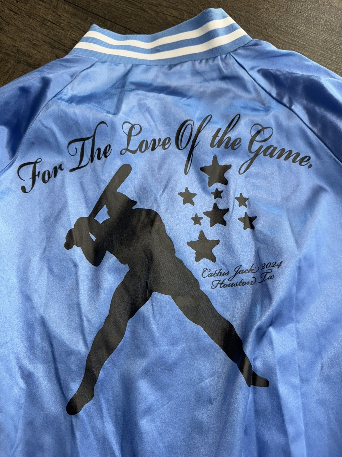 Travis Scott CACTUS JACK LOVE OF THE GAME CHARITY SOFTBALL JACKET (XXL) Size US XXL / EU 58 / 5 - 4 Thumbnail