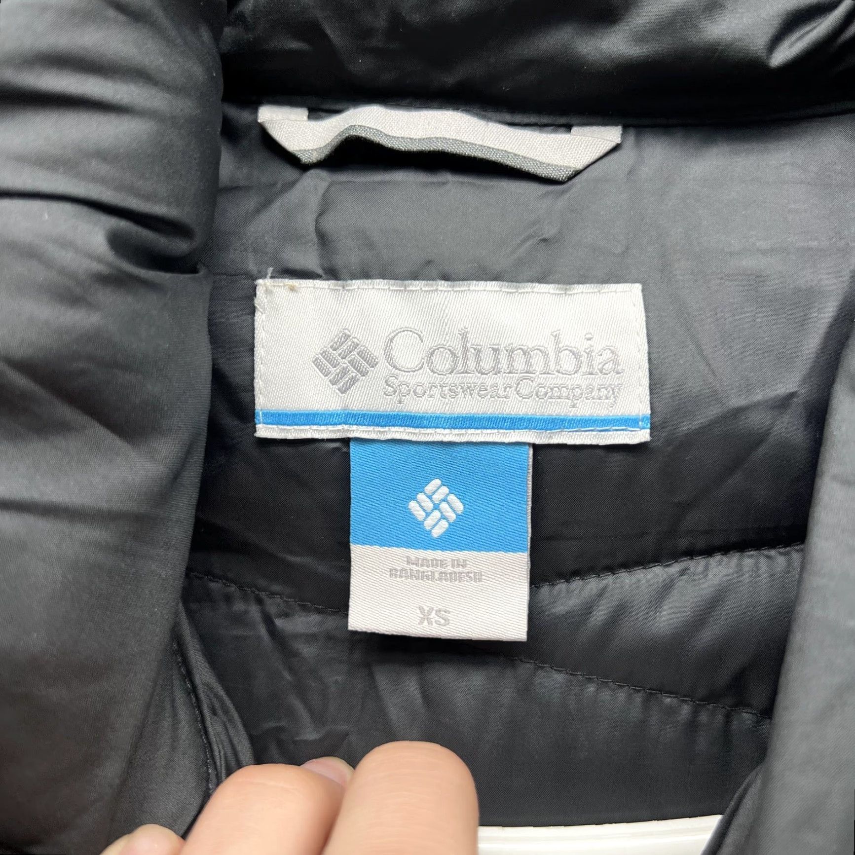 Vintage Columbia Parka Coat Womens XS Black Hooded Puffer Insulated Full Zip Winter Coat Size XS / US 0-2 / IT 36-38 - 2 Thumbnail