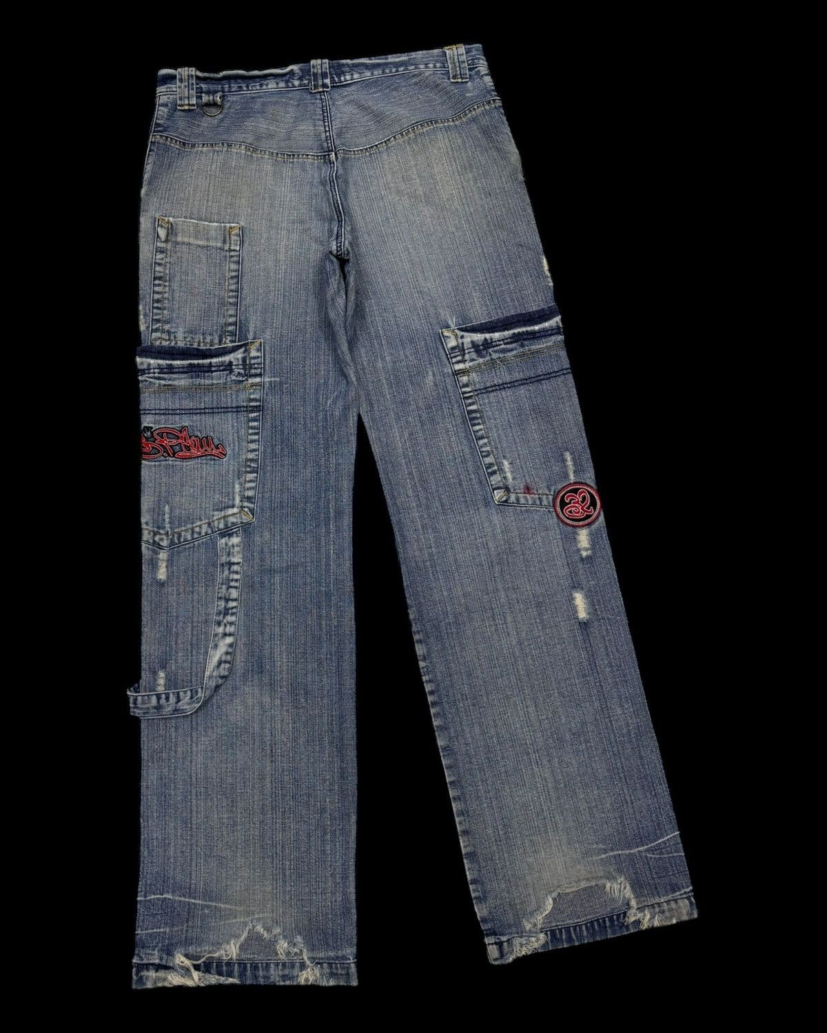 If Six Was Nine 🔥RARE BAGGY JEANS FOX JEANS MULTI POCKET SKATER PANTS Size US 34 / EU 50 - 8 Thumbnail